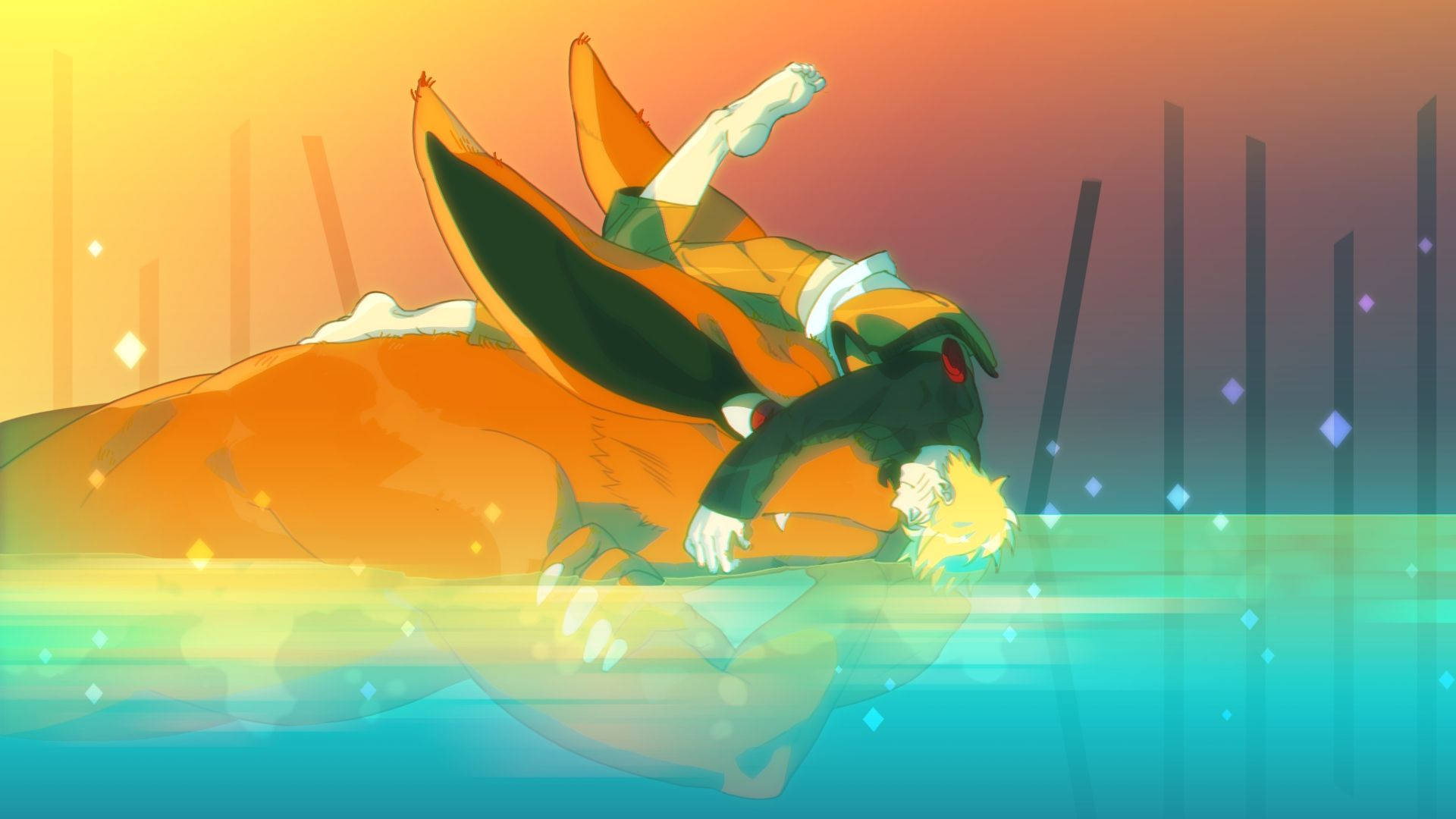 Naruto và Kurama, bộ đôi hoàn hảo Hình nền