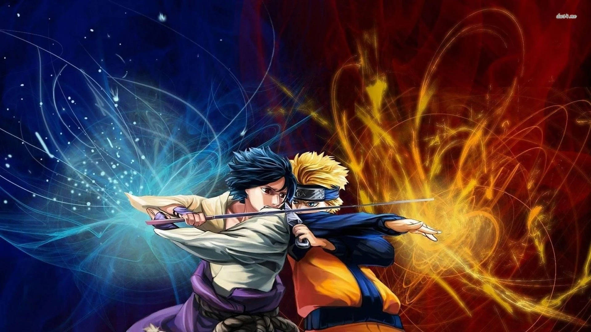 Naruto và Sasuke Đại Chiến Hình nền