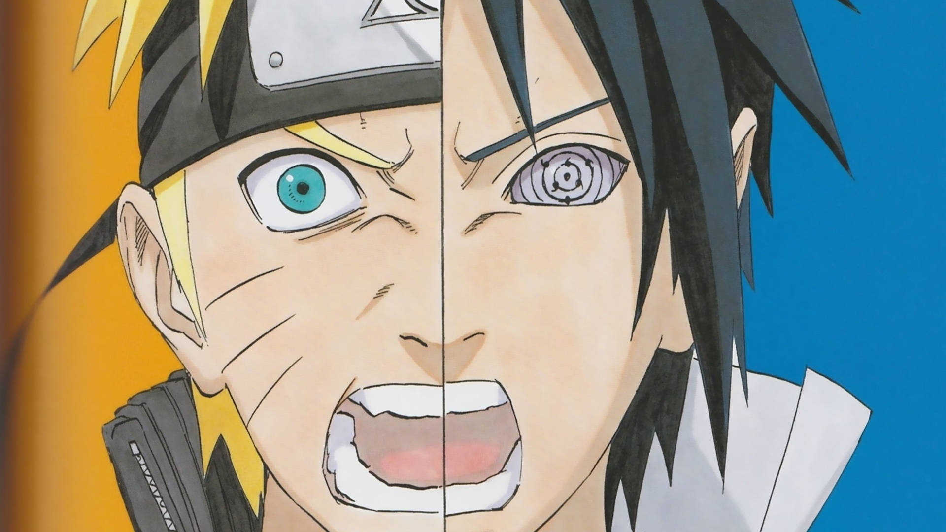 Naruto và Sasuke nổi giận Hình nền