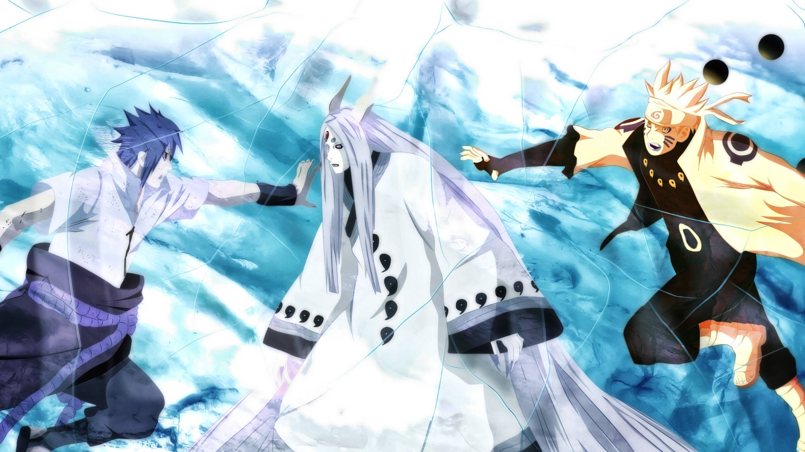 Naruto và Sasuke Đối đầu Kaguya Ōtsutsuki Hình nền
