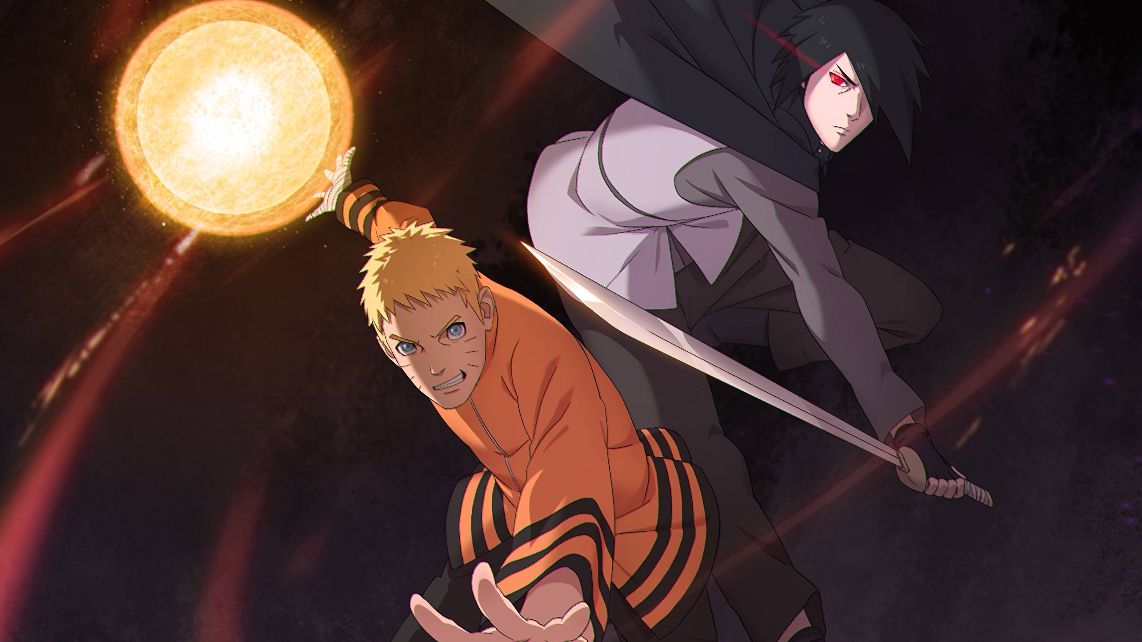 Naruto và Sasuke Phiên Bản Trưởng Thành Hình nền