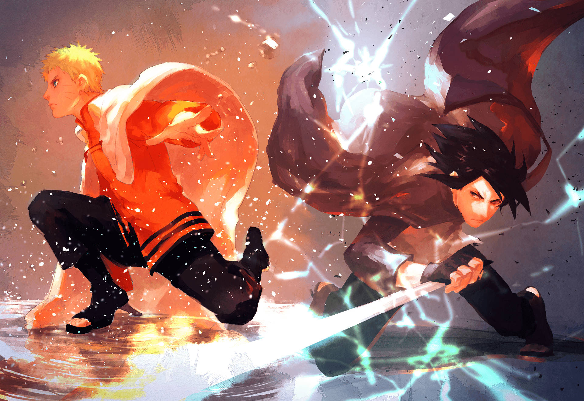 Naruto và Sasuke trưởng thành Hình nền