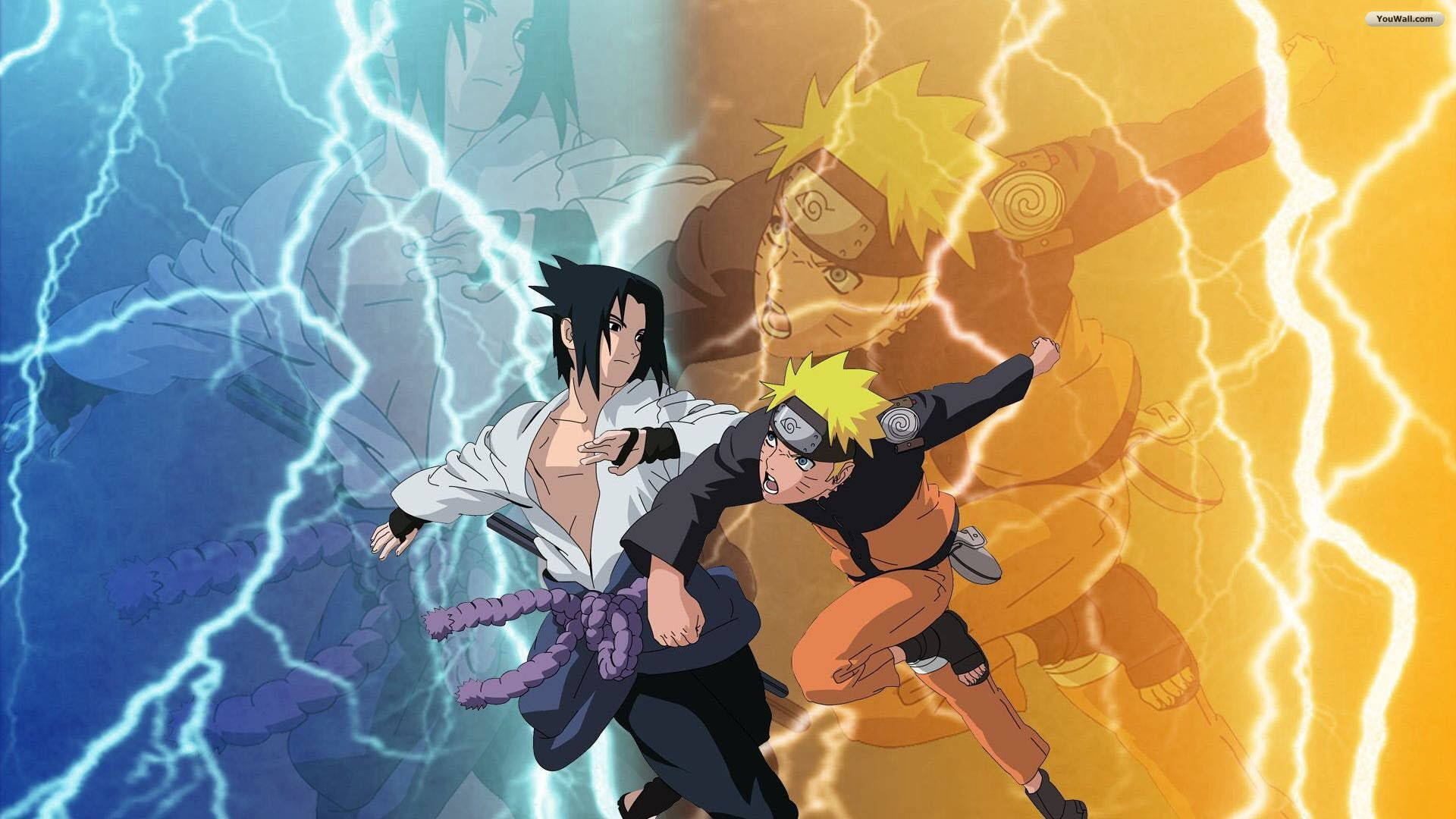 Naruto và Sasuke tuổi teen Hình nền