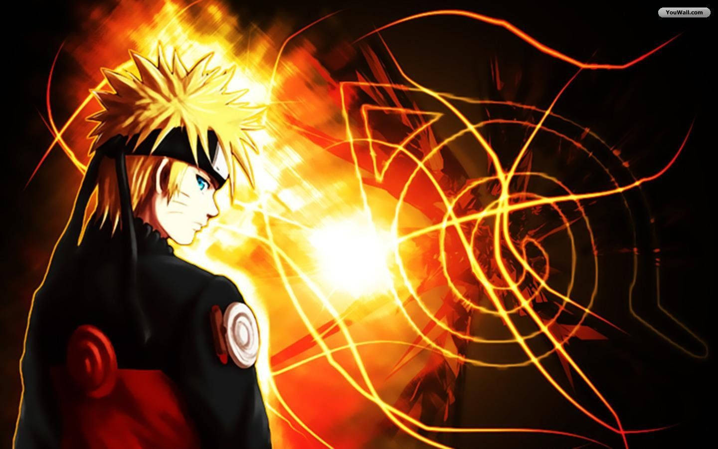 Naruto Vàng Phong Cách Thẩm Mỹ Ngầu Hình nền