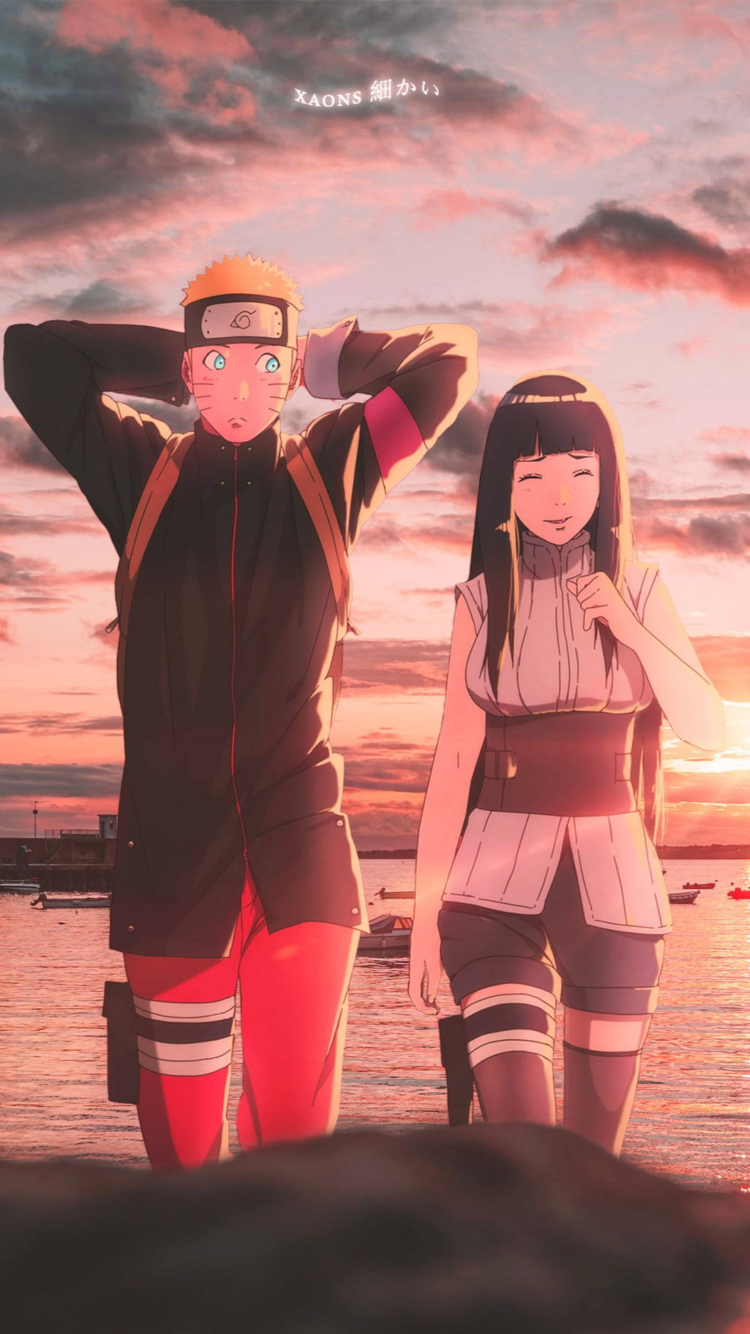 Naruto Yêu Hinata Chuyển Động Hình nền
