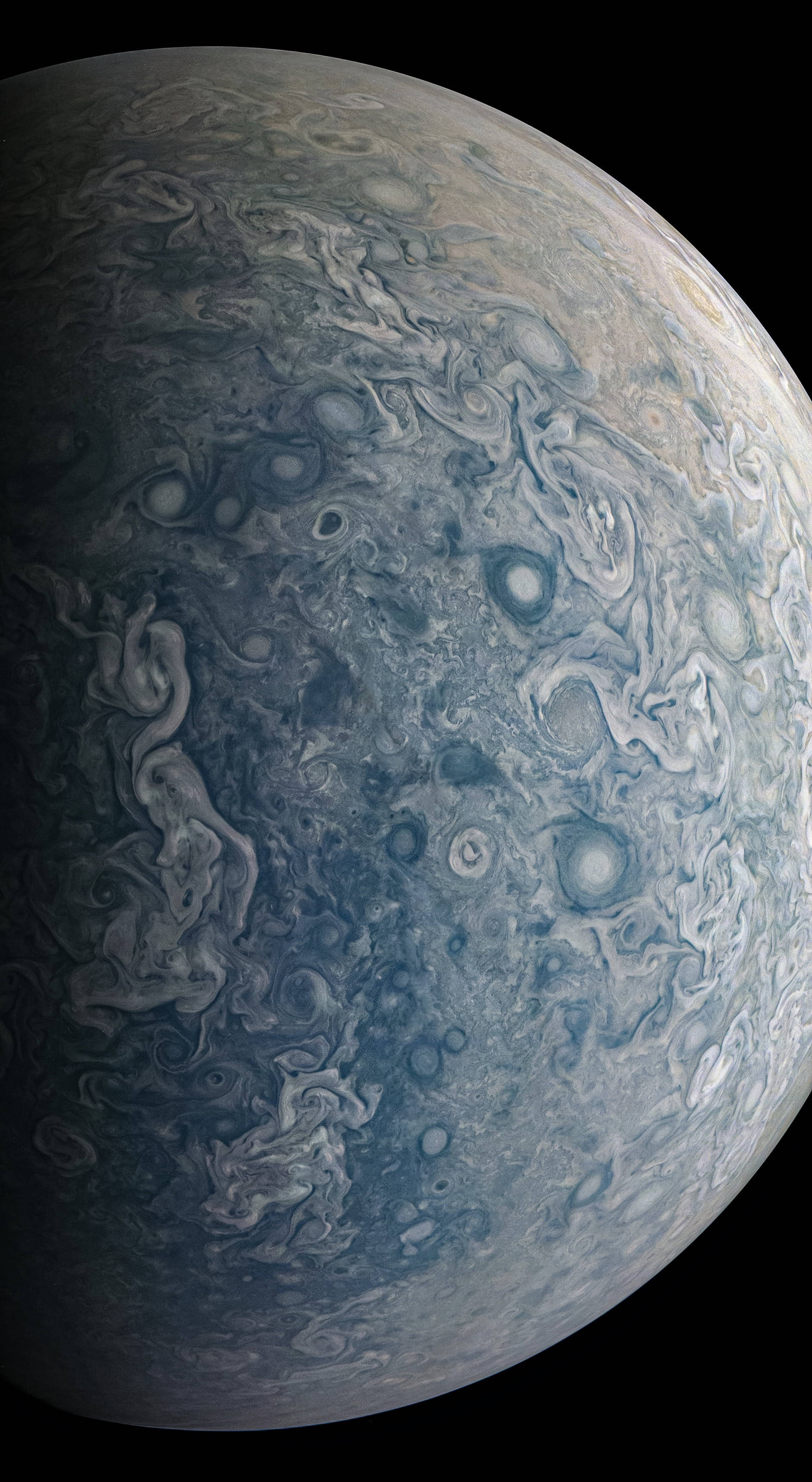 NASA iPhone Nhiều Cơn Bão Trên Sao Mộc Hình nền