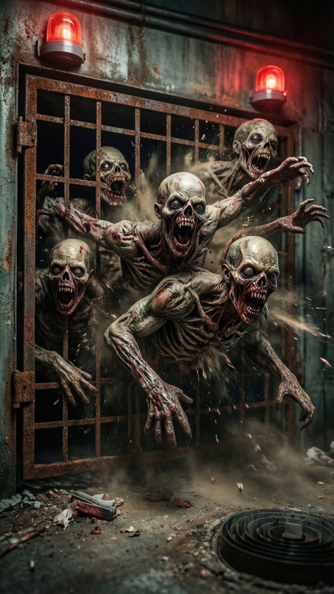 Necromorph từ ống thông gió Hình nền