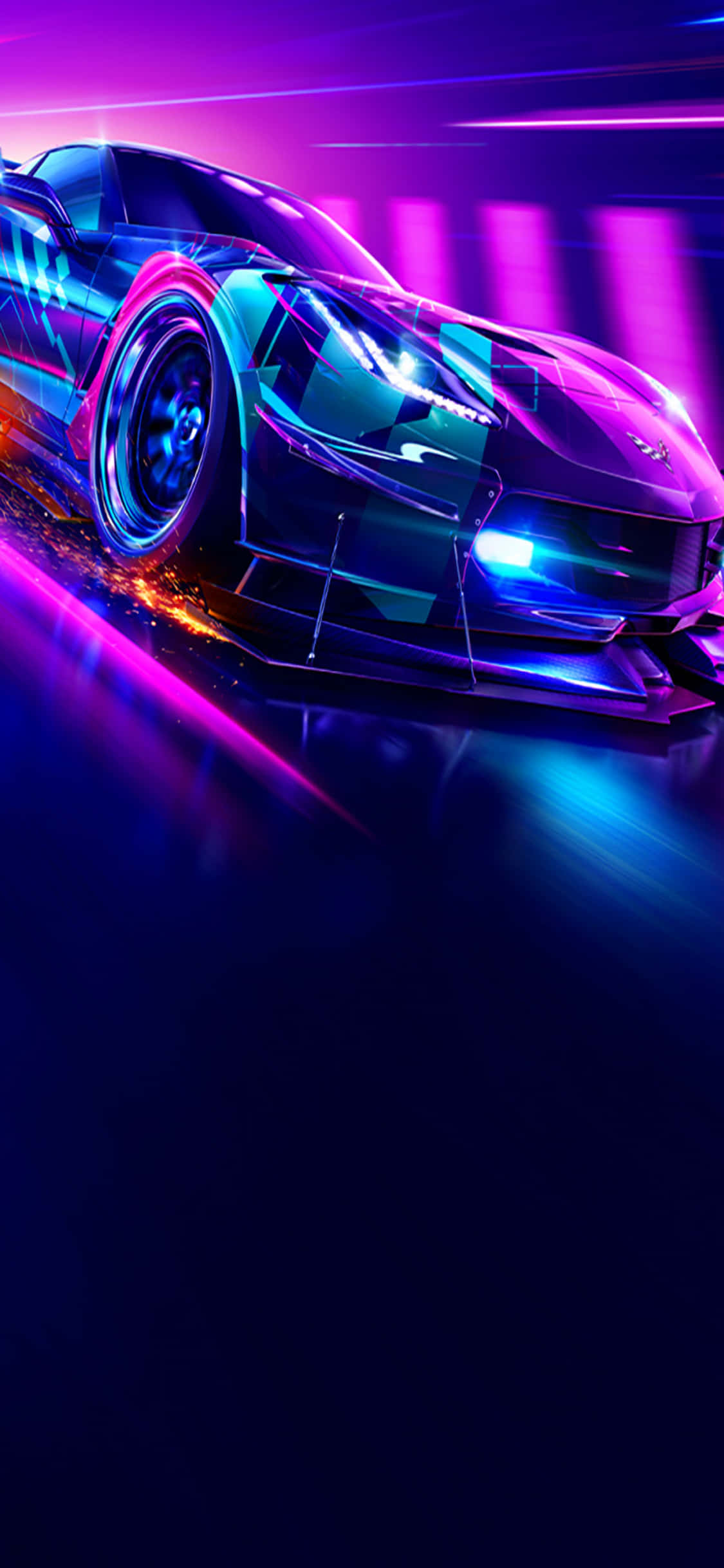 Need for Speed Heat bùng nổ làng đua trên iPhone Xs Hình nền