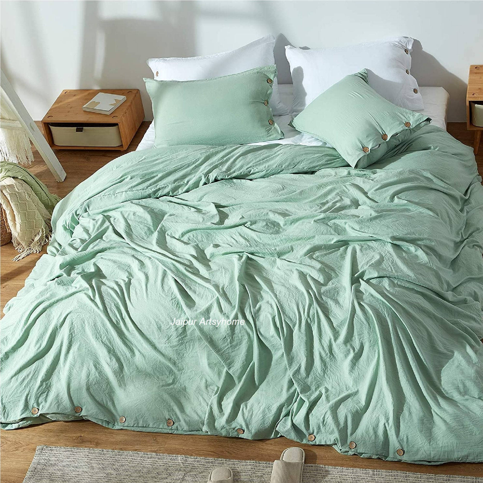 Nệm Thẩm Mỹ Màu Xanh Sage Hình nền
