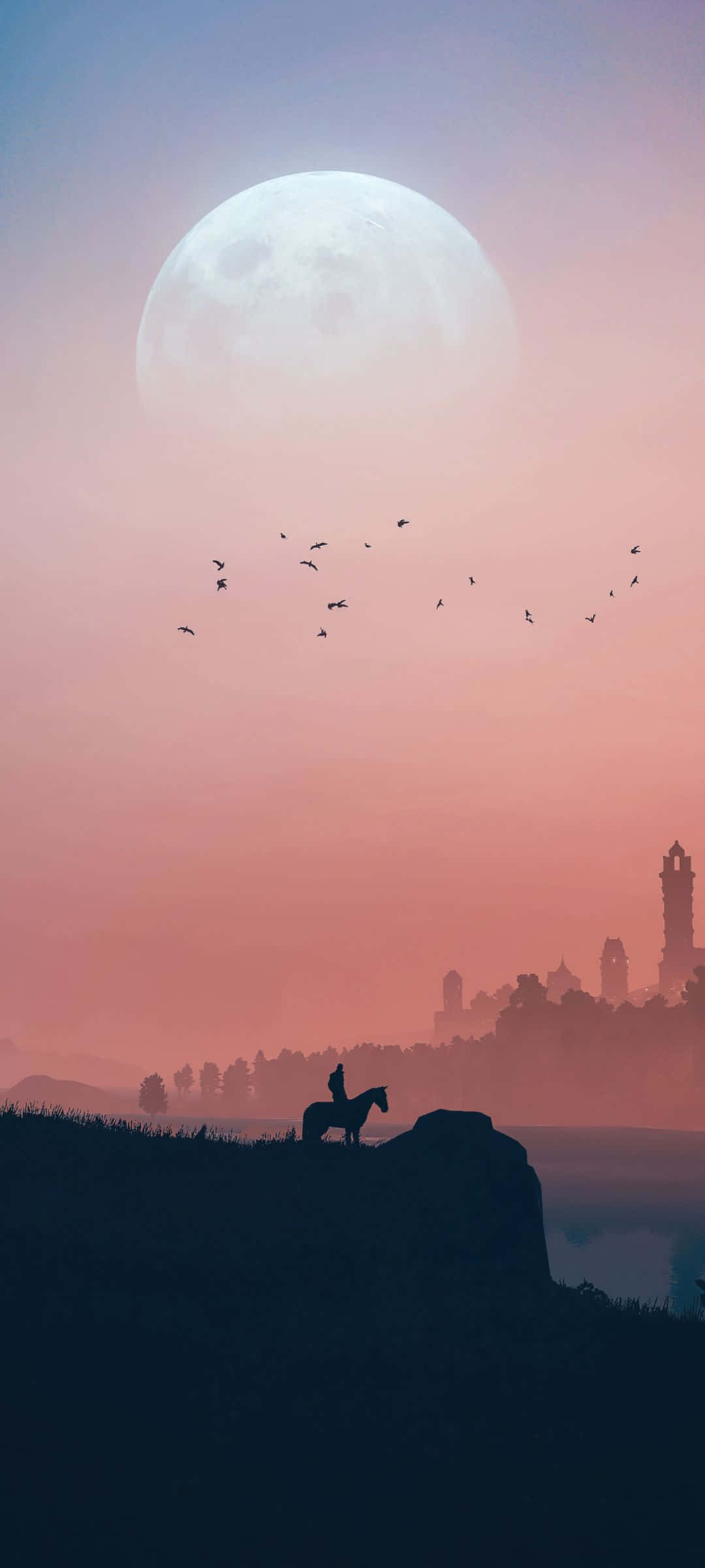 Màn hình nền Pixel 3XL AMOLED Witcher 3 Hình nền