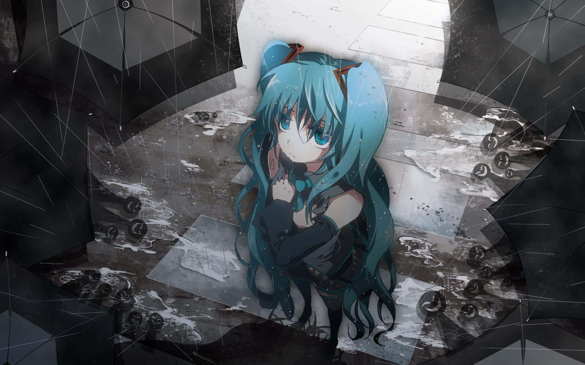 Nền Anime Buồn Hình nền