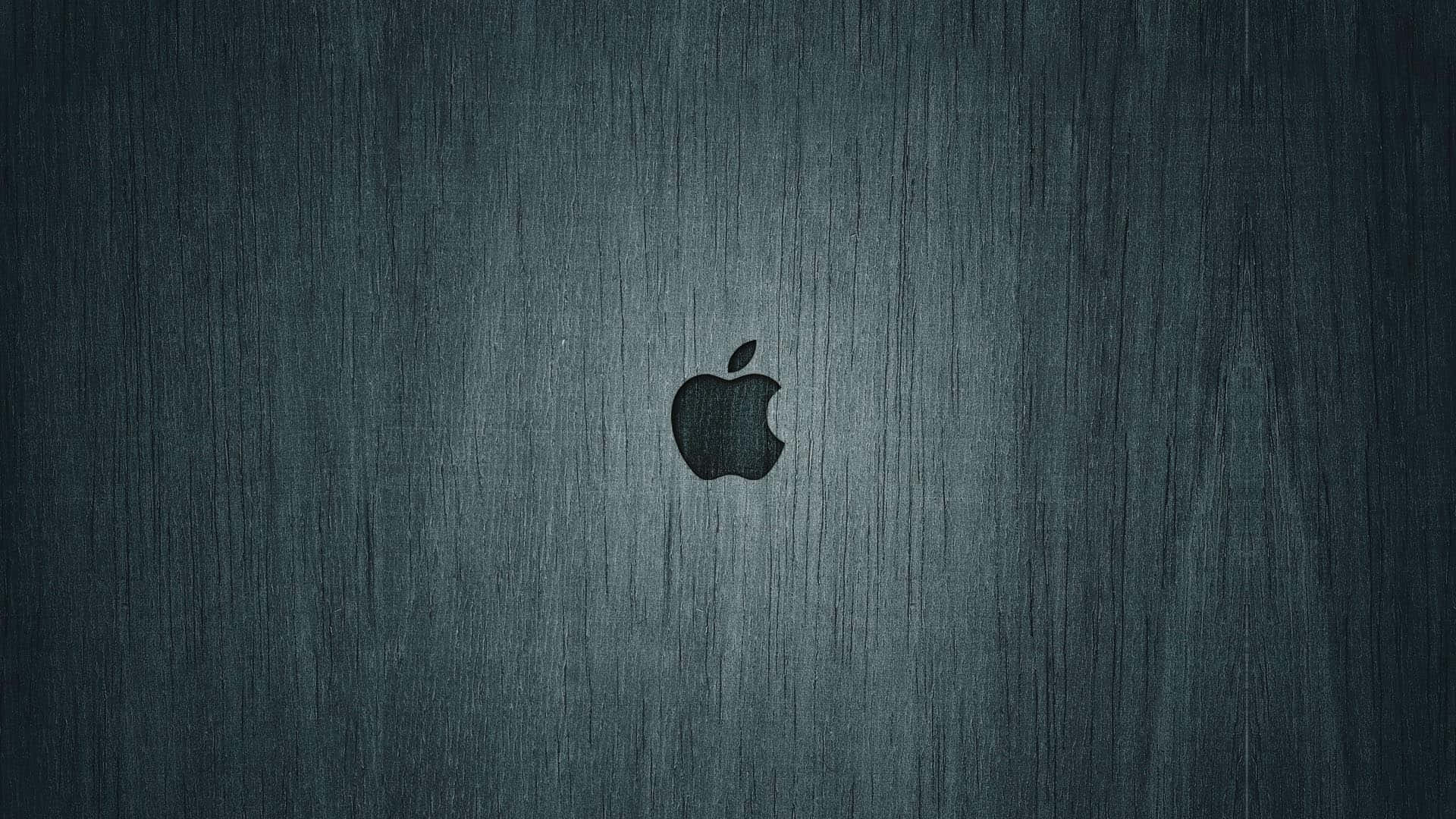Nền Apple Bề Mặt Gỗ Xám Đậm HD Hình nền