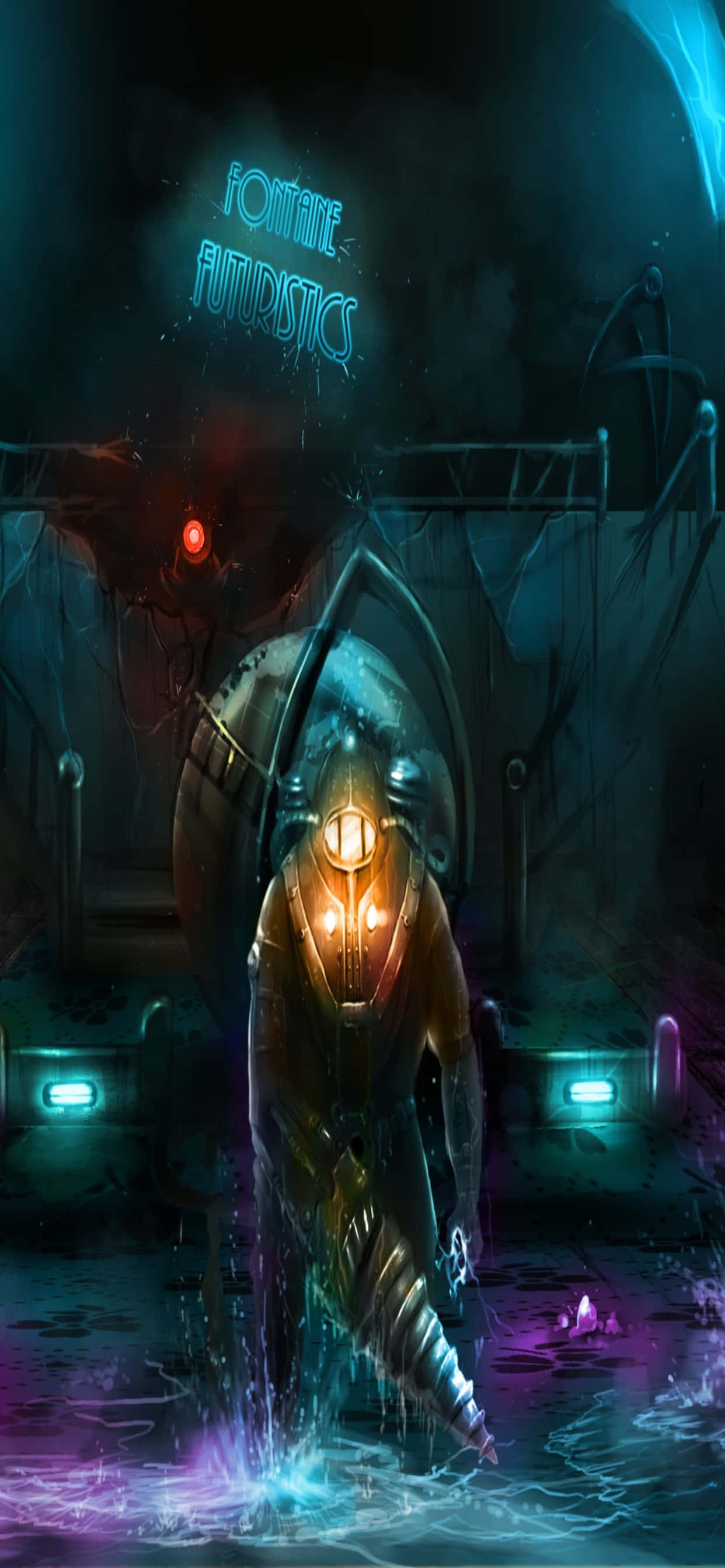 Nền Bioshock Infinite Cuốn Hút Cho iPhone XS Max Hình nền