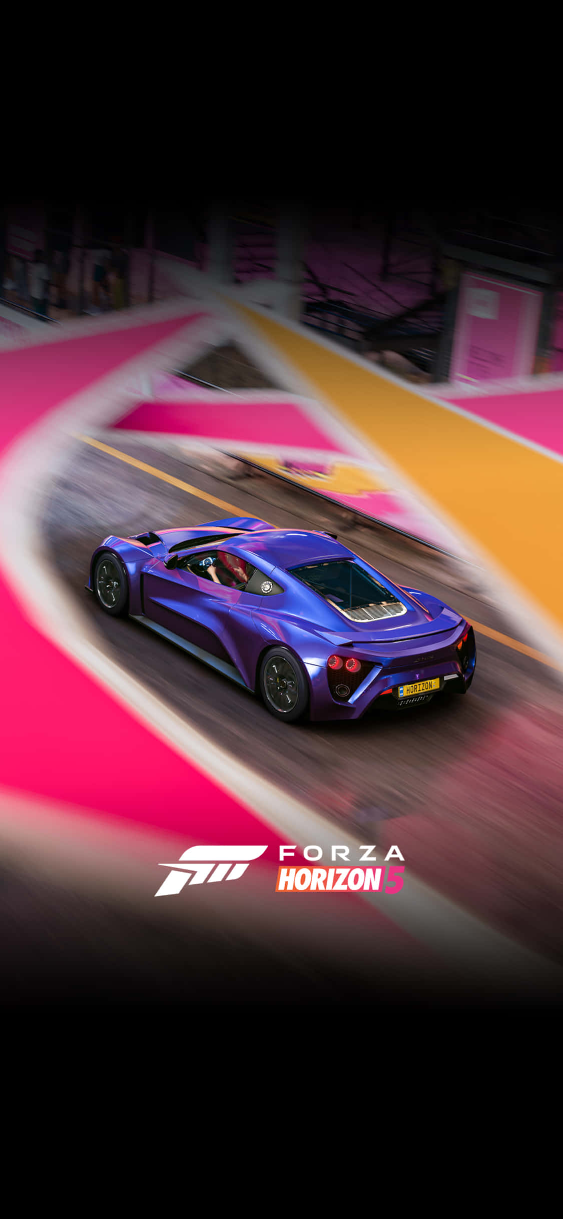 Nền Blue Zenvo iPhone X Forza Motorsport 7 Hình nền