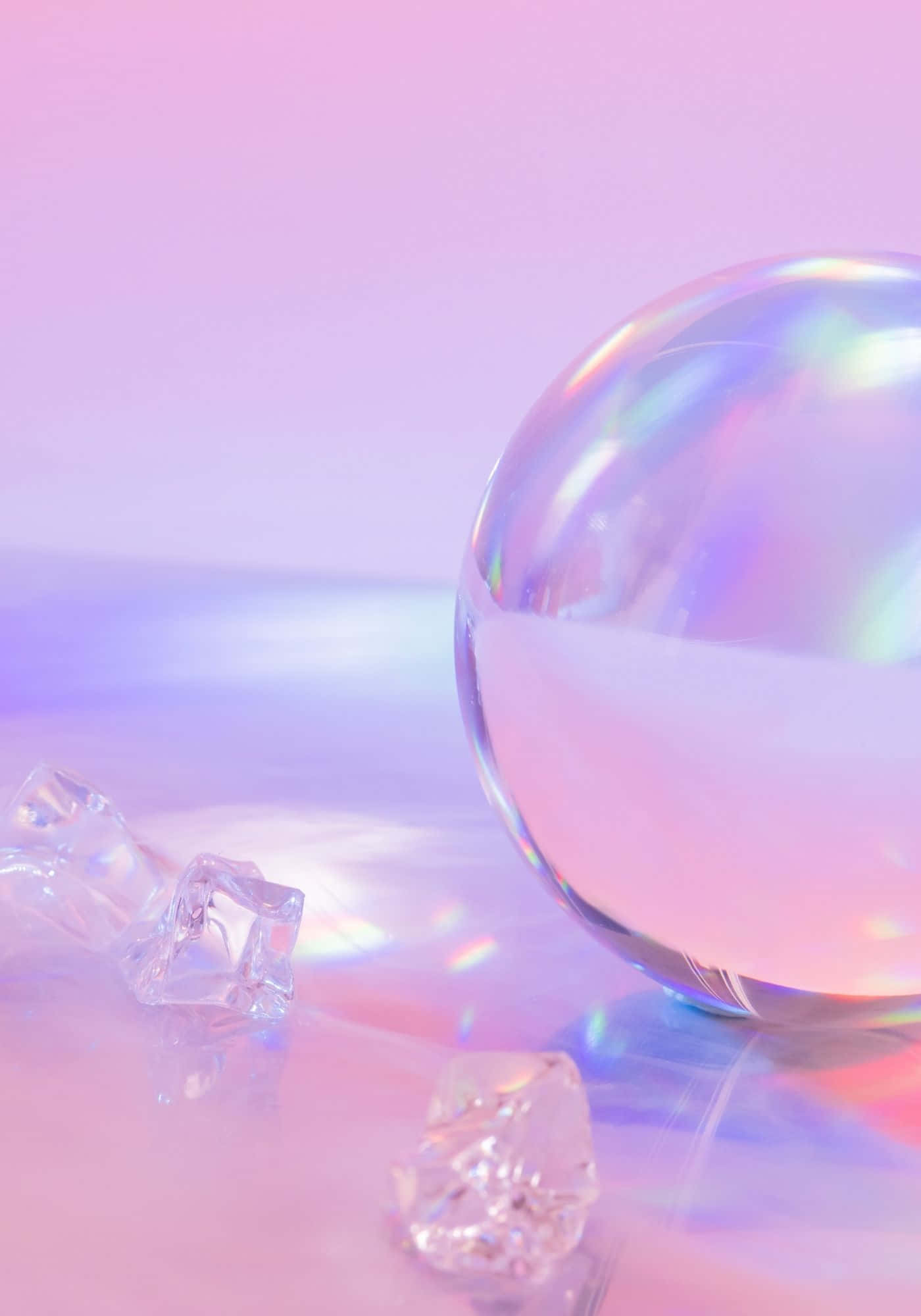 Nền Bong Bóng 3D Ánh Kim Mát Mắt Hình nền