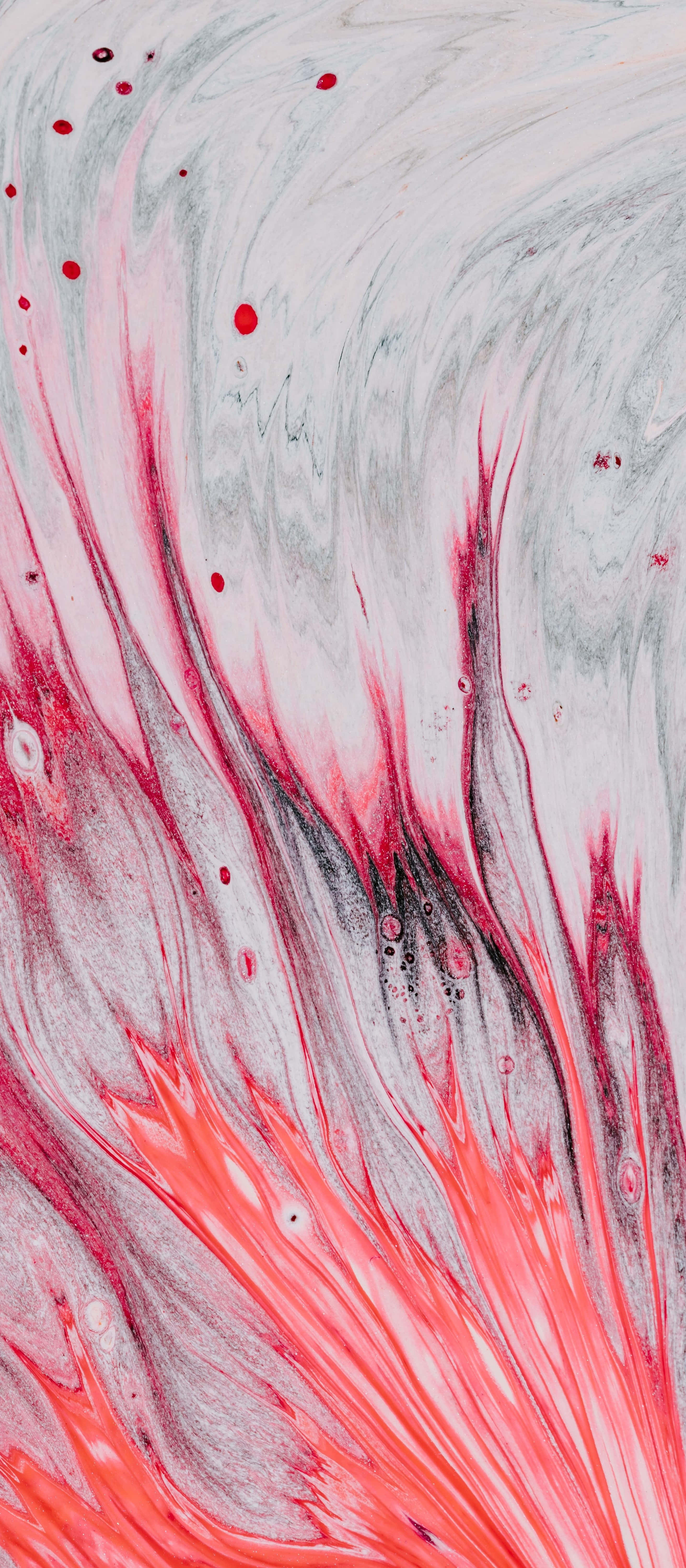 Flowing Paint iPhone X Marble Background Hình nền