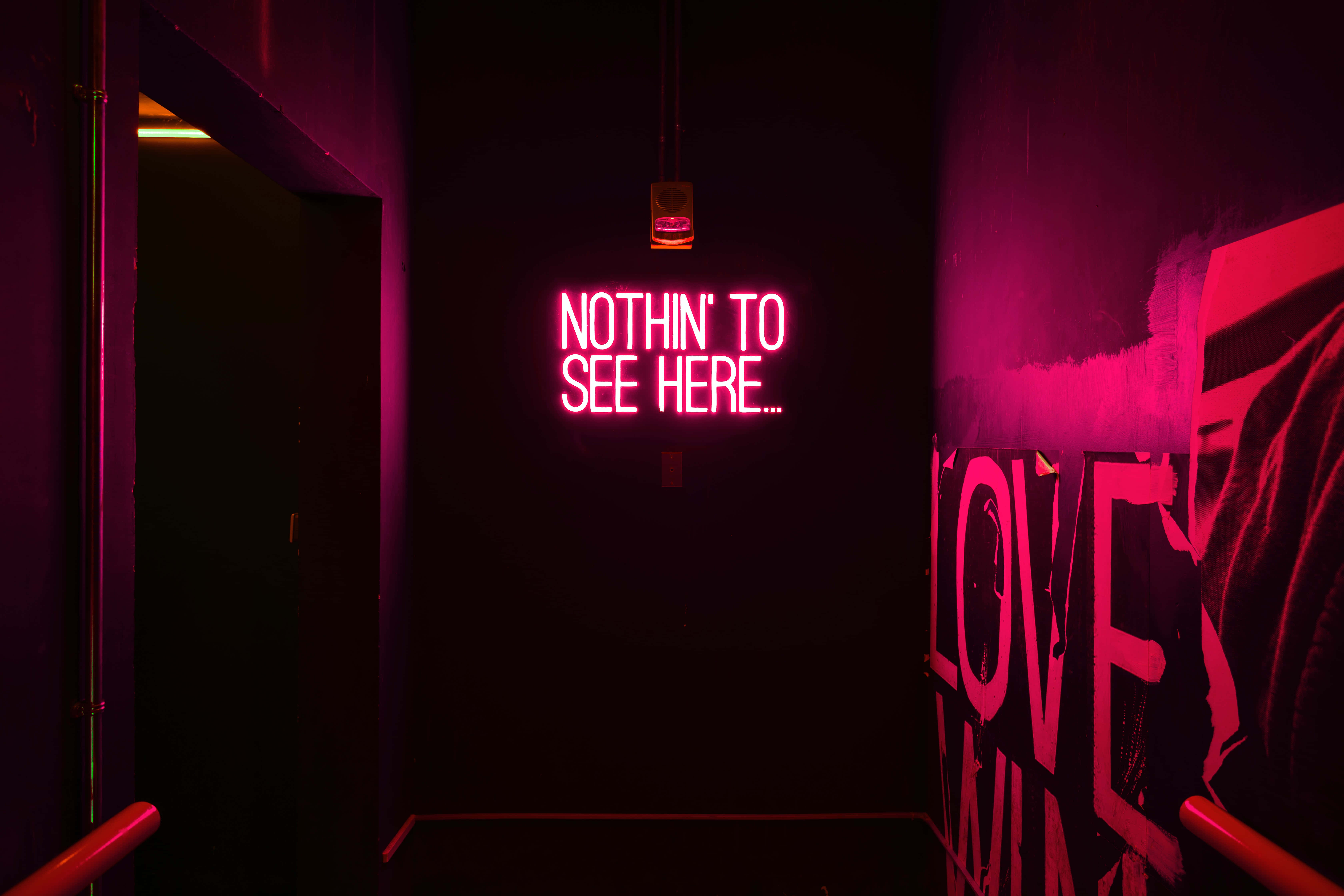 Nền Đèn Neon Đỏ Hình nền