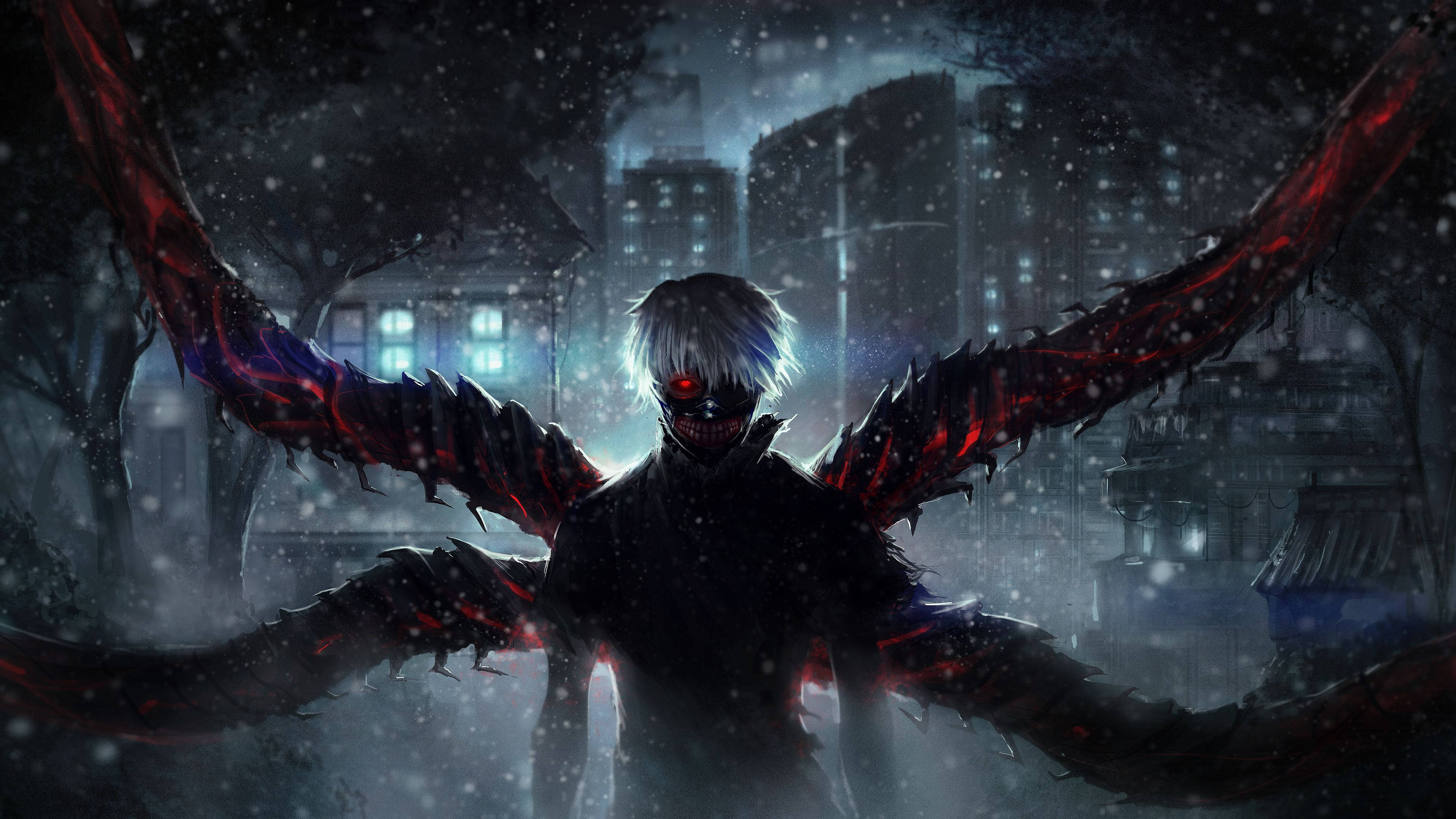 Nền Desktop Kaneki Dark Anime Aesthetic Hình nền