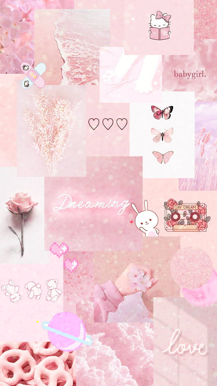 Nền Điện Thoại Hello Kitty Hồng Thẩm Mỹ Hình nền