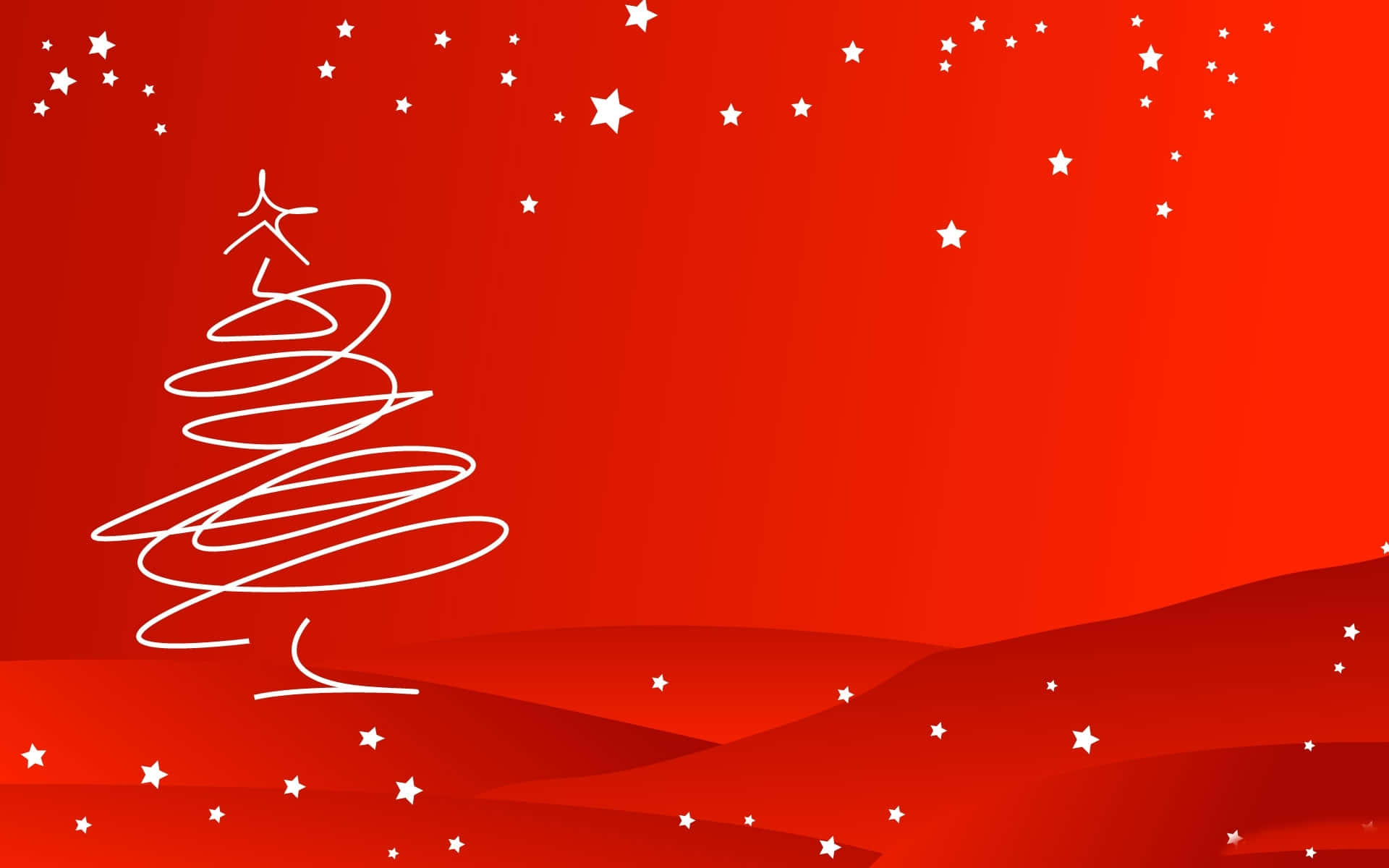 Nền đỏ với cây thông Noel Hình nền