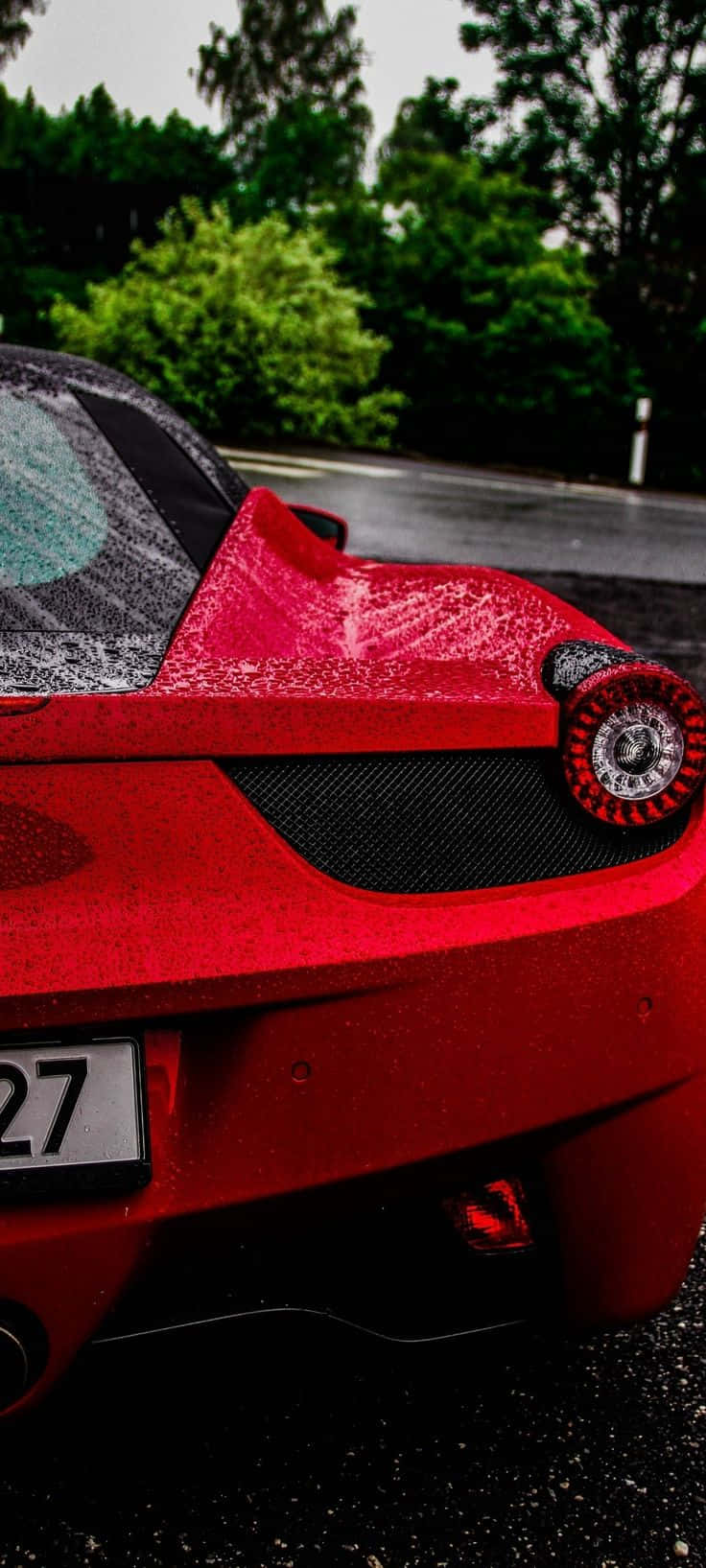 Nền Ferrari Đỏ 458 Trong Project Cars 2 Cho iPhone XS Max Hình nền