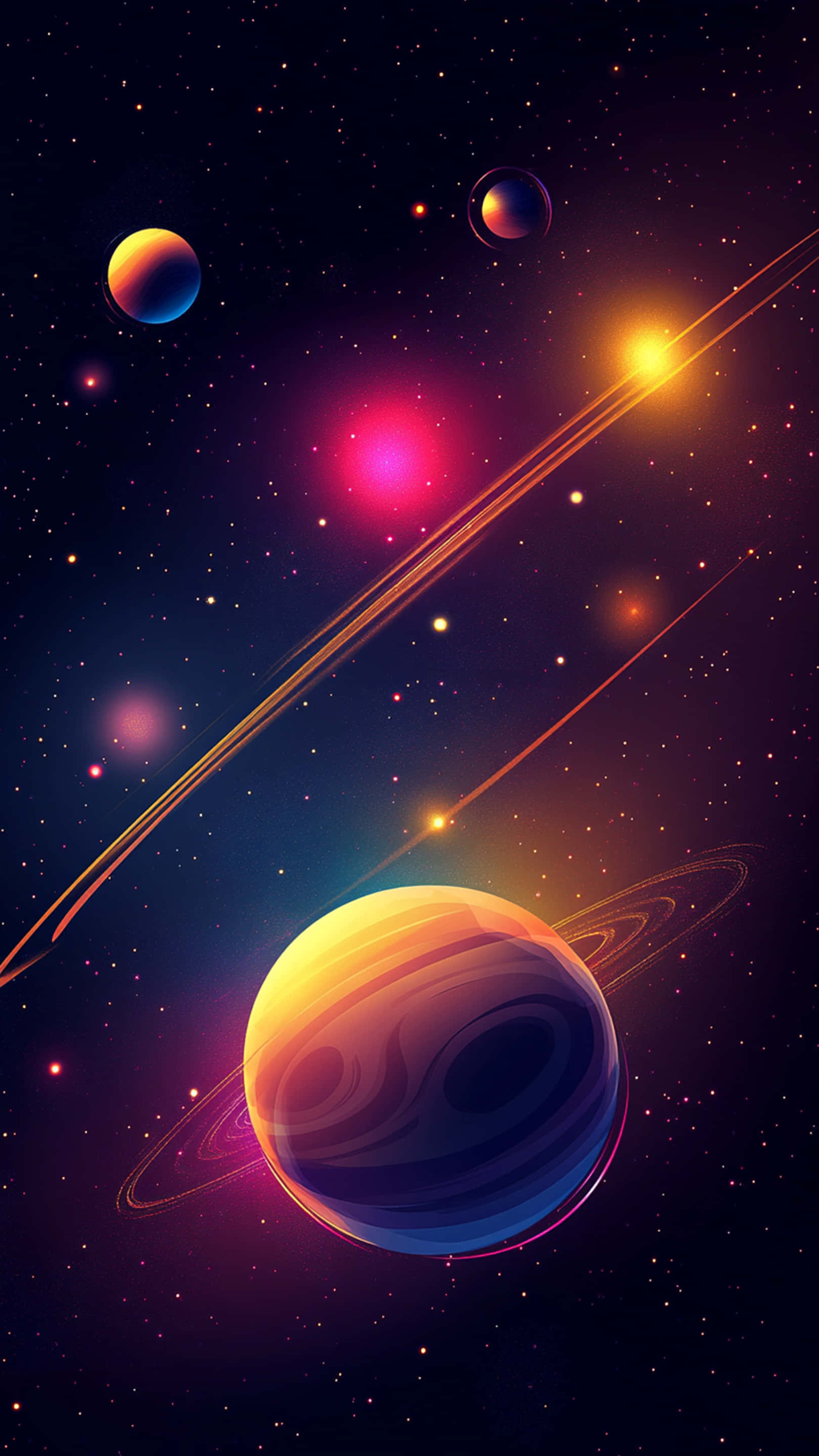 Nền Galaxy Neon Hình nền