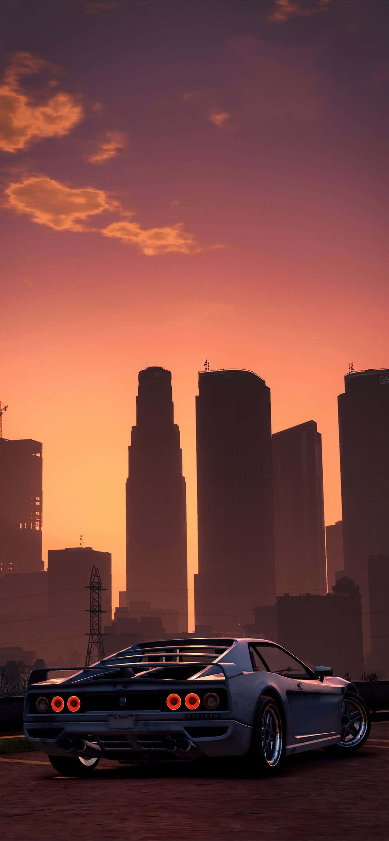 Nền GTA Xe Thể Thao Đỗ Ở Los Santos Hình nền