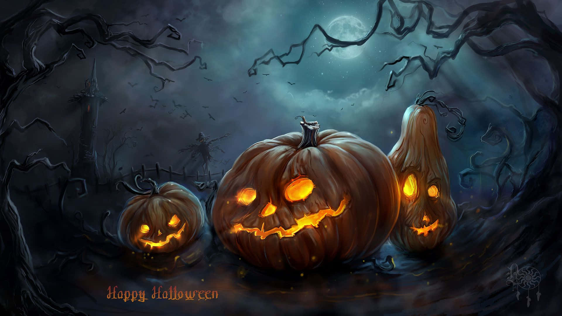 Nền Halloween Đáng Sợ Hình nền