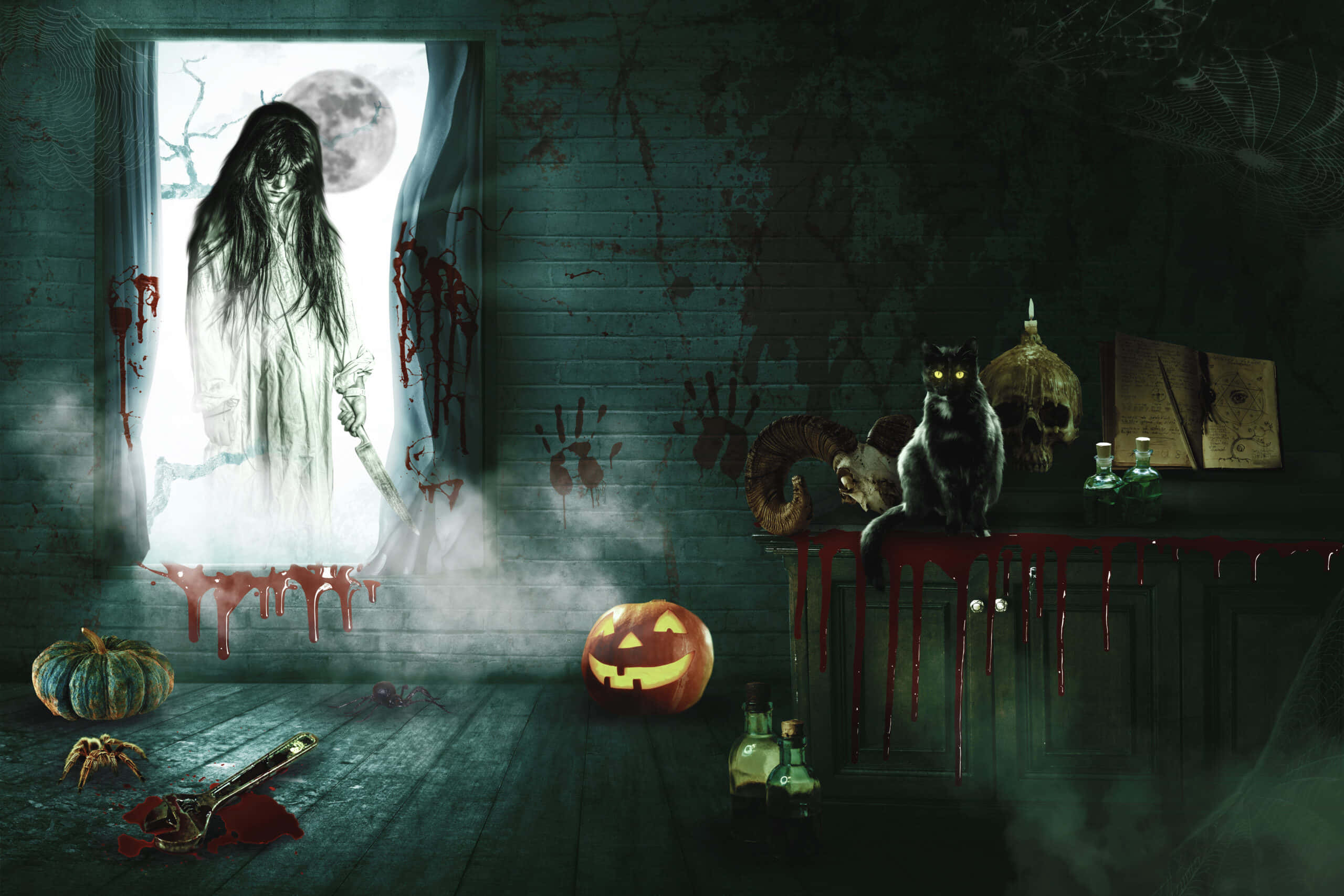 Nền Halloween Đáng Sợ Hình nền