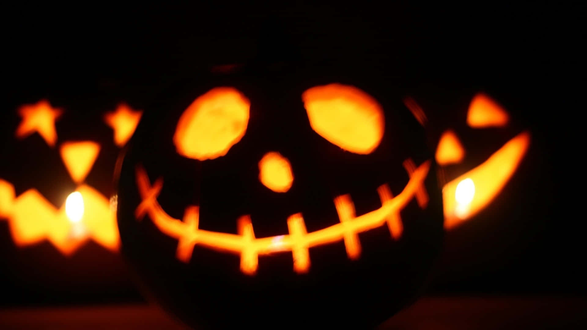 Nền Halloween Bí Ngô Vỏ Sẫm Màu Hình nền
