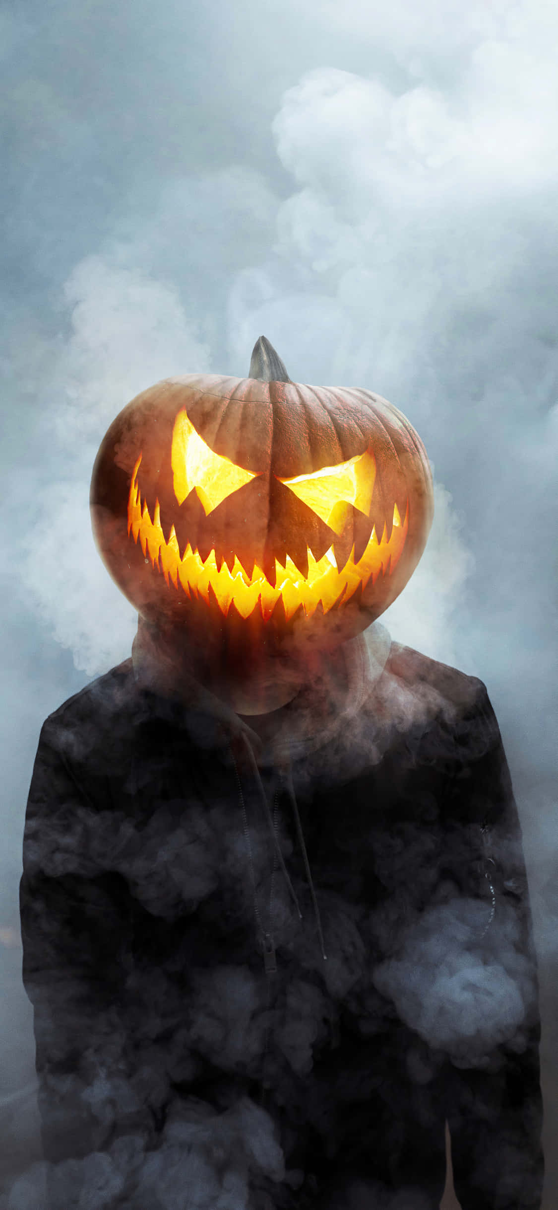 Nền Halloween iPhone Đầu Bí Ngô Cười Hình nền