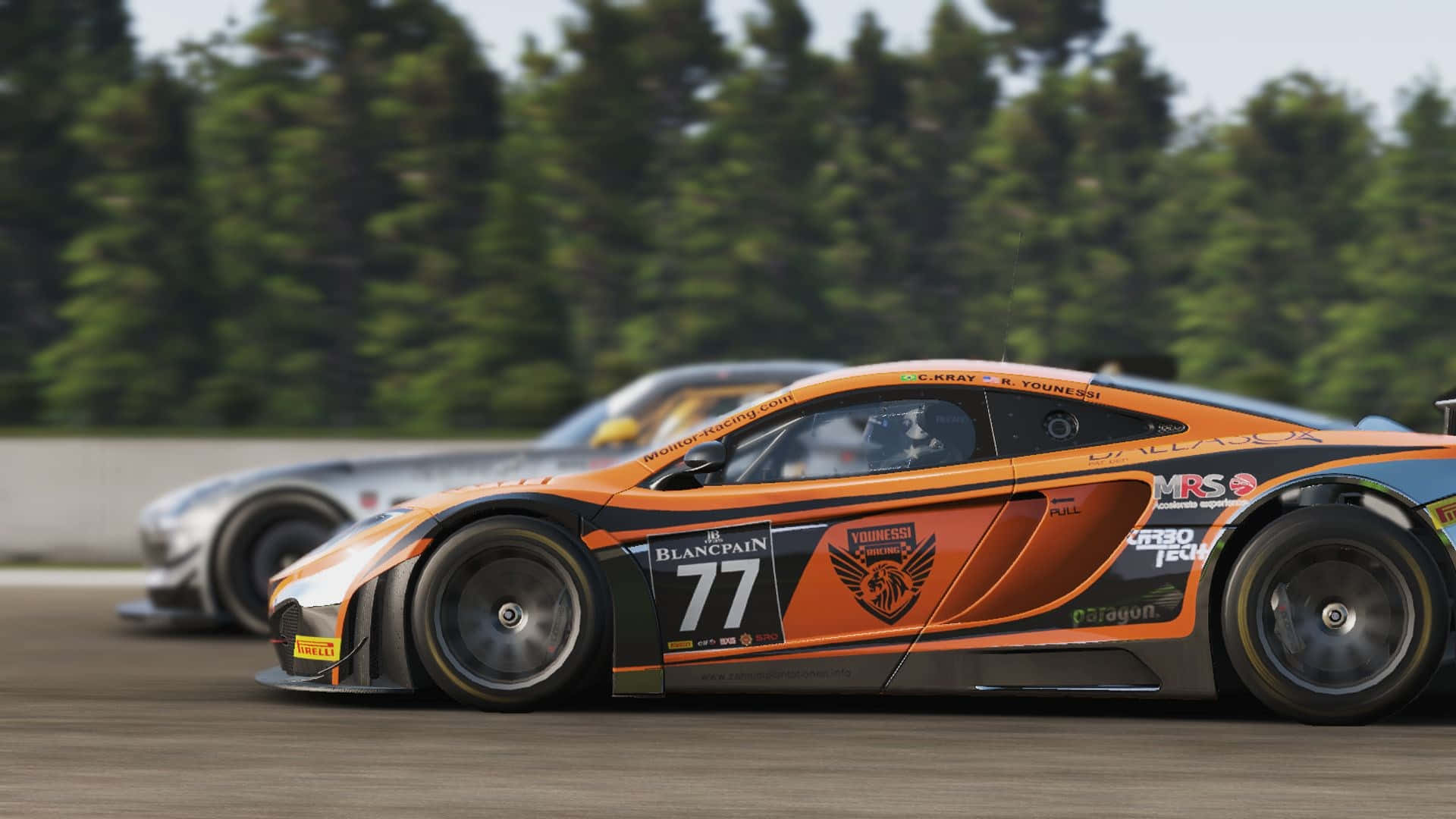 Nền HD Project Cars McLaren 12C Màu Cam Hình nền