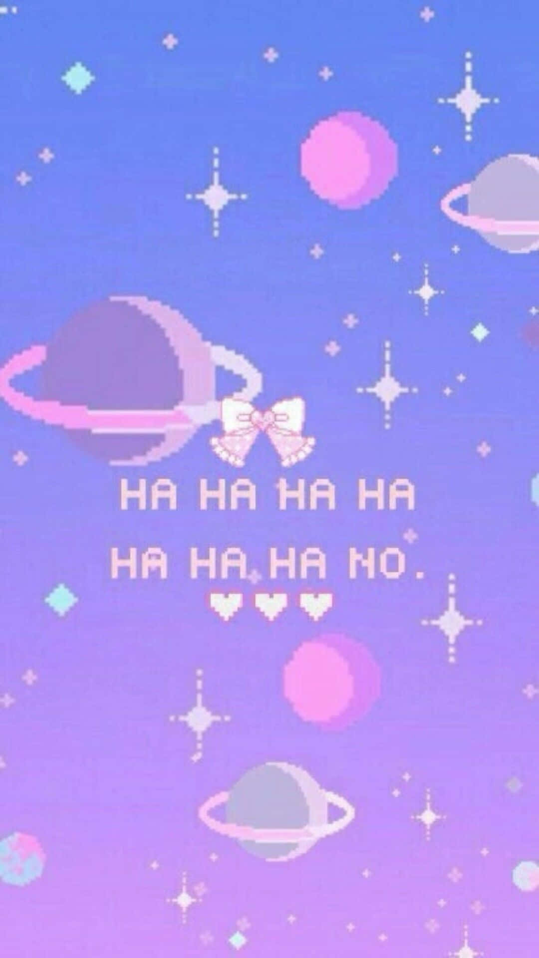 nền hồng và tím với dòng chữ ha ha ha Hình nền