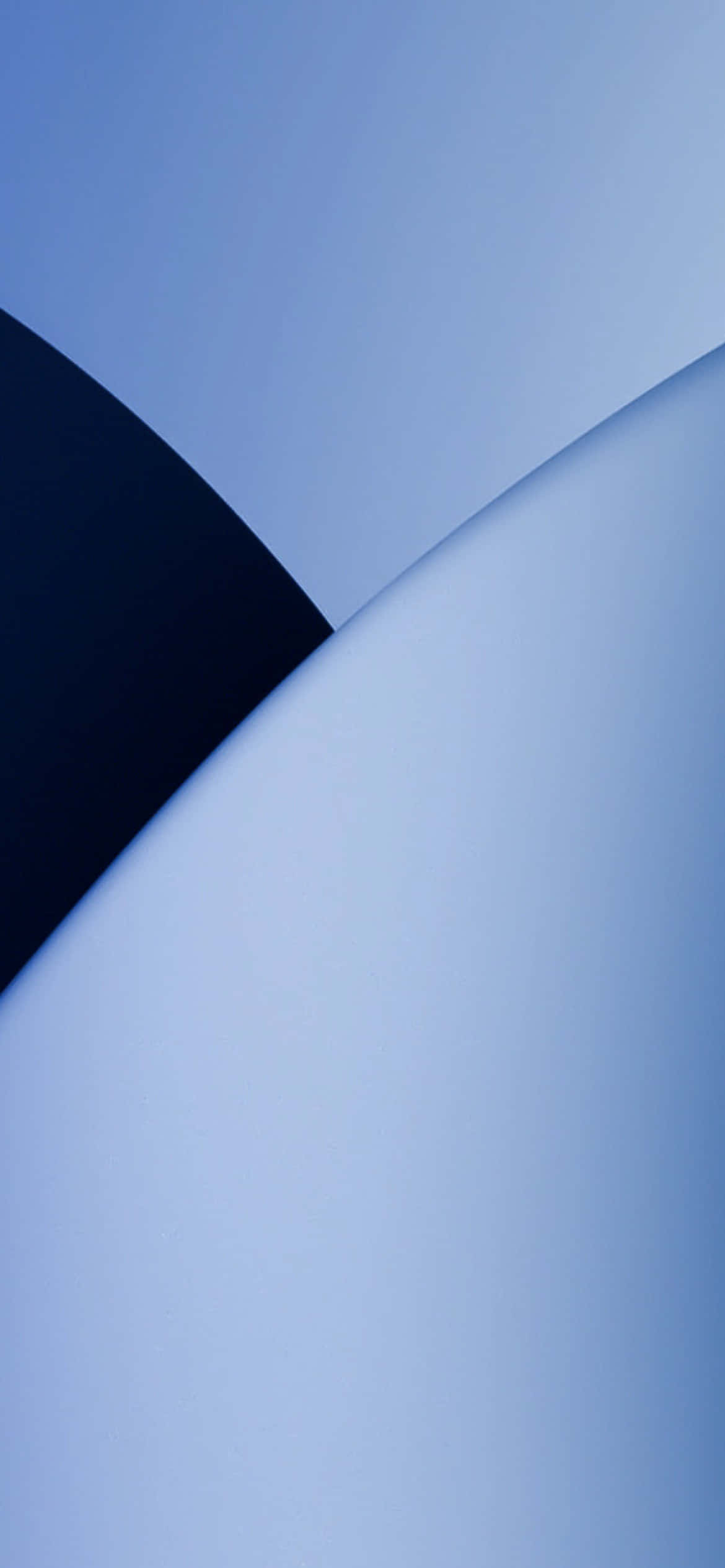 iOS 13 Nền Hình Tròn Xanh Nhạt Hình nền