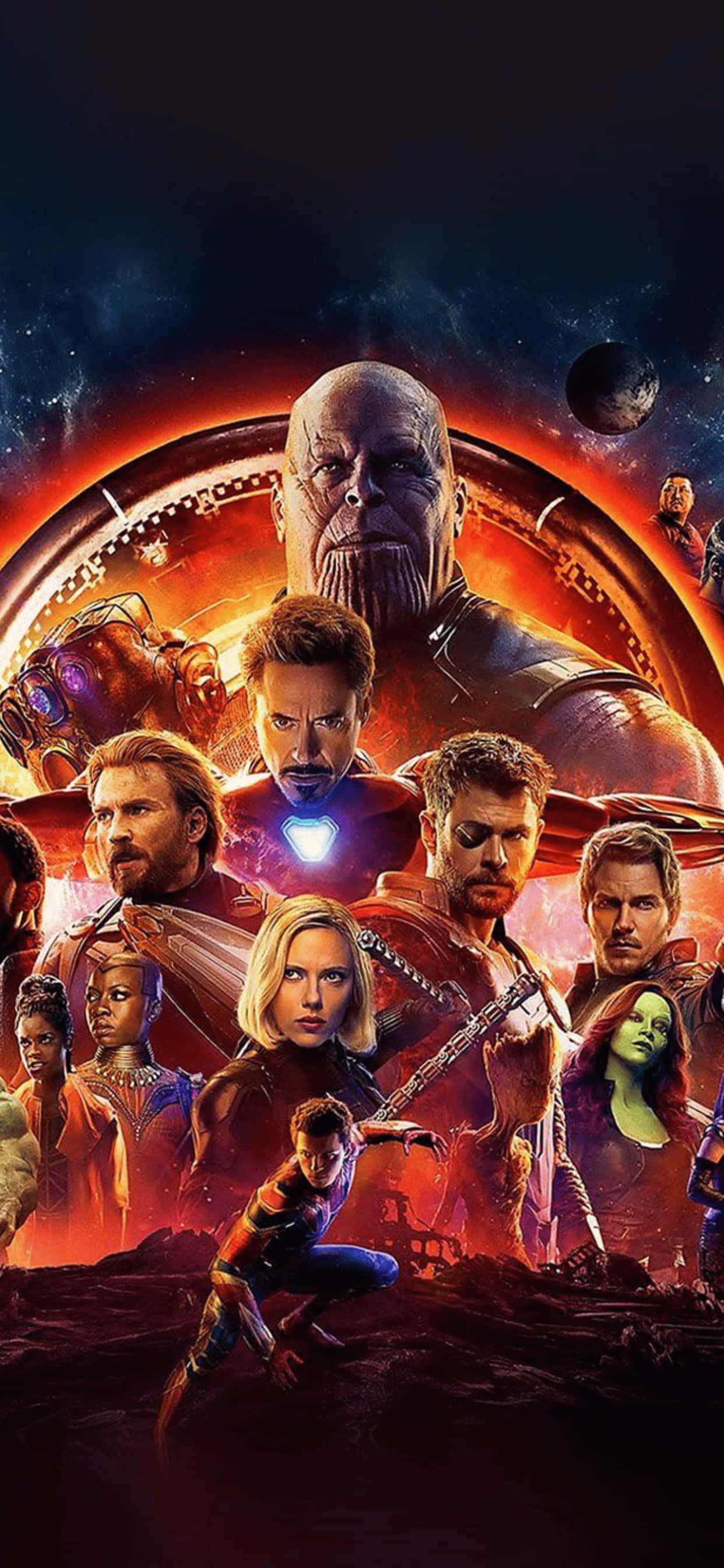 Hình nền iPhone XS Max Marvel Avengers Cuộc Chiến Vô Cực Hình nền