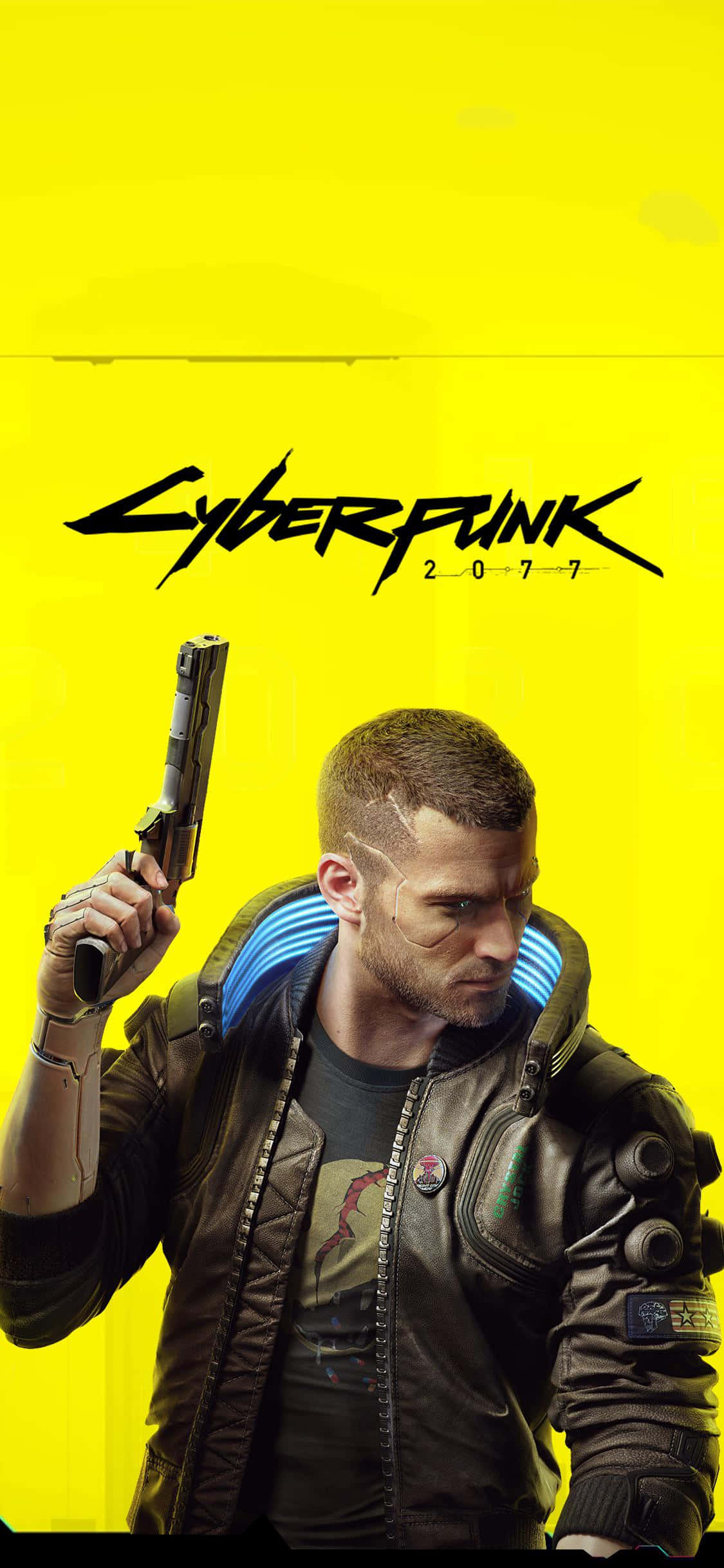 Nền iPhone XS Max Cyberpunk 2077 nhân vật chính Vincent Hình nền