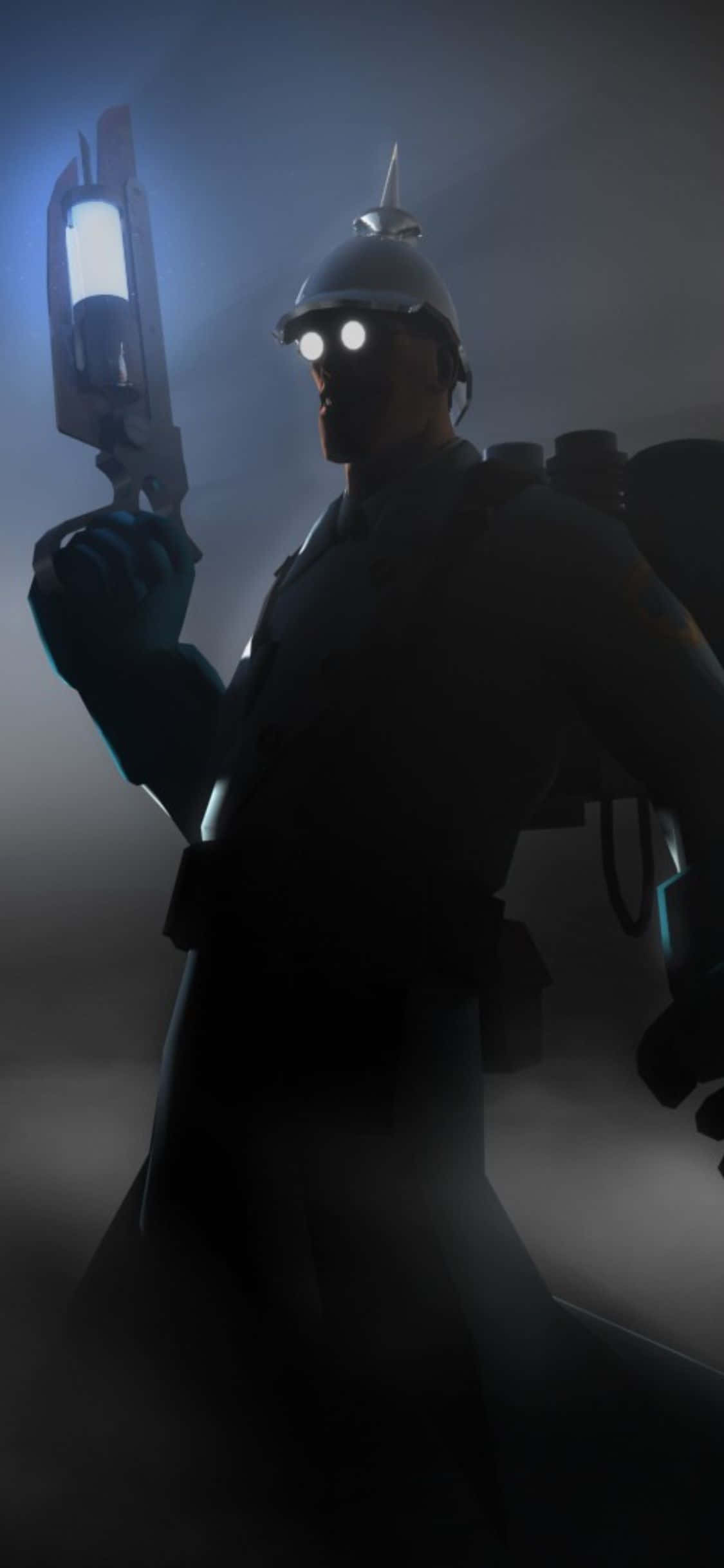Nền iPhone XS Team Fortress 2 Hình Bóng Medic Hình nền