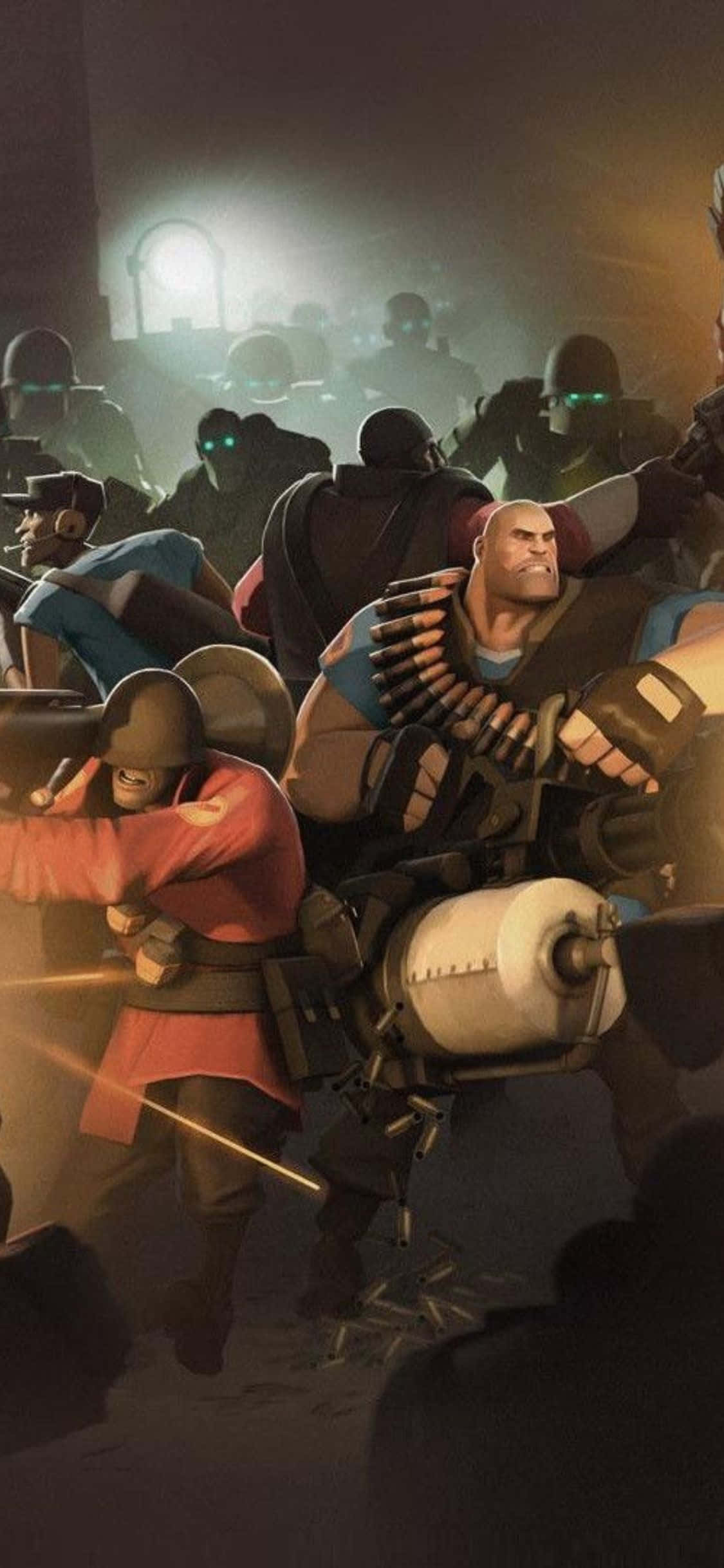 Nền iPhone XS Team Fortress 2 Warzone Hình nền
