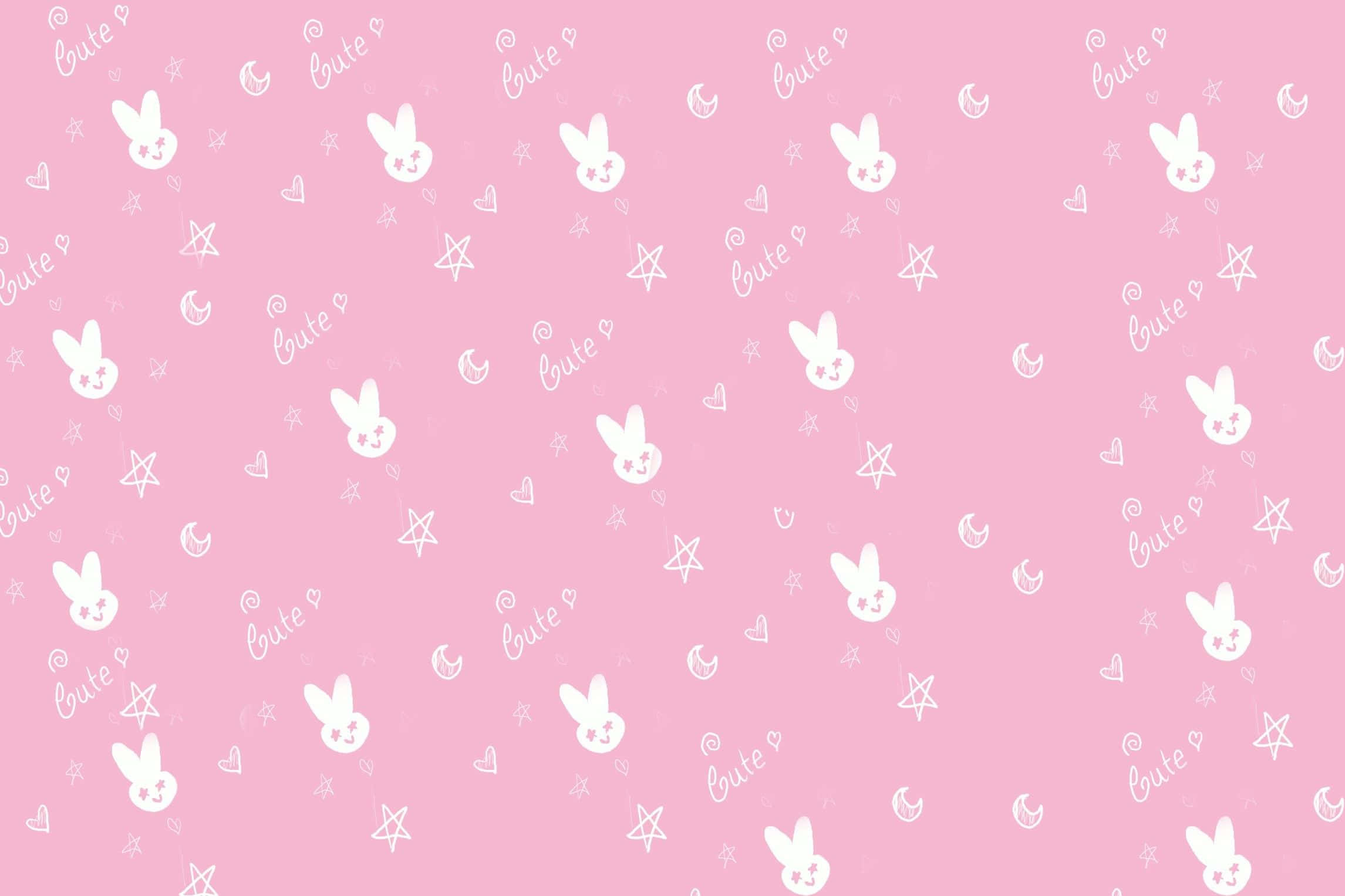 Nền Kawaii Hồng Dễ Thương và Quyến Rũ Hình nền