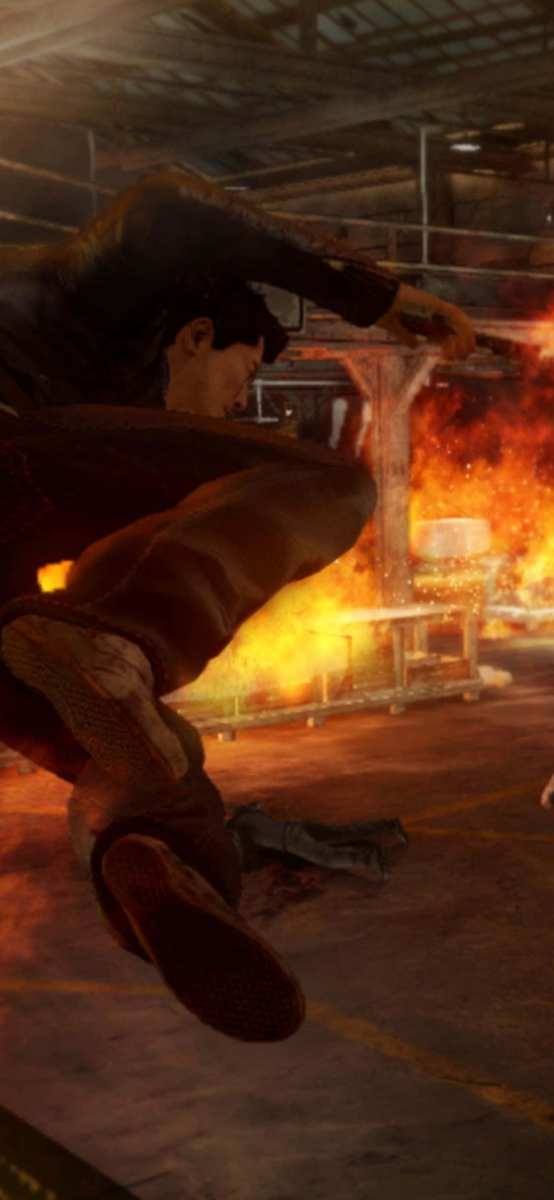 Nền Kho Hàng Sleeping Dogs Payback cho iPhone XS Hình nền
