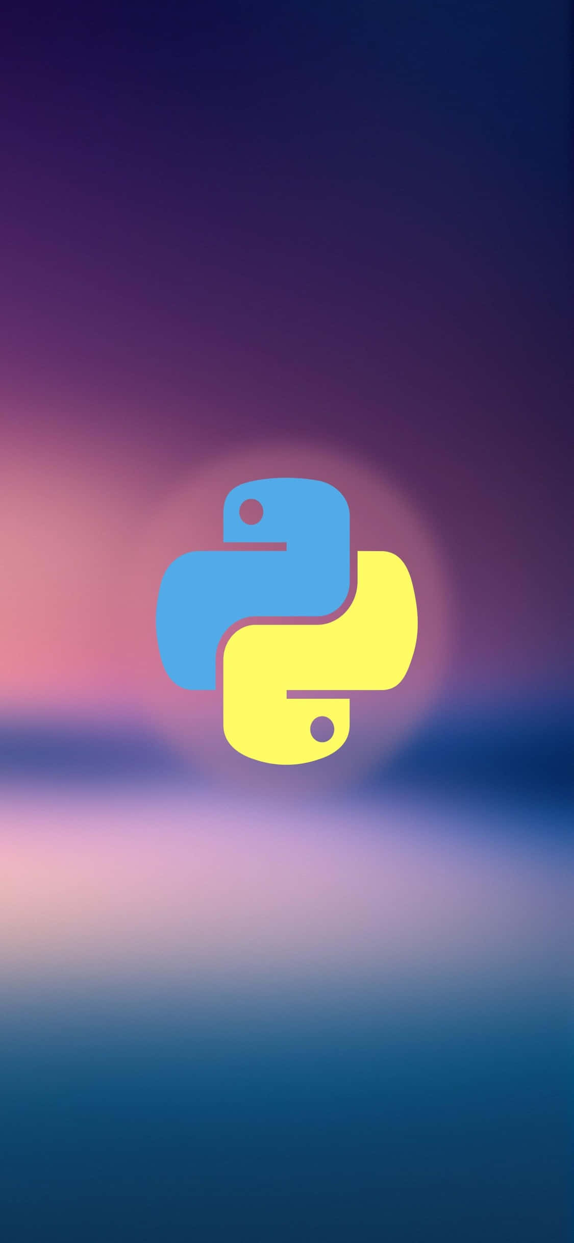 Nền Lập Trình iPhone Xs - Logo Python Hình nền