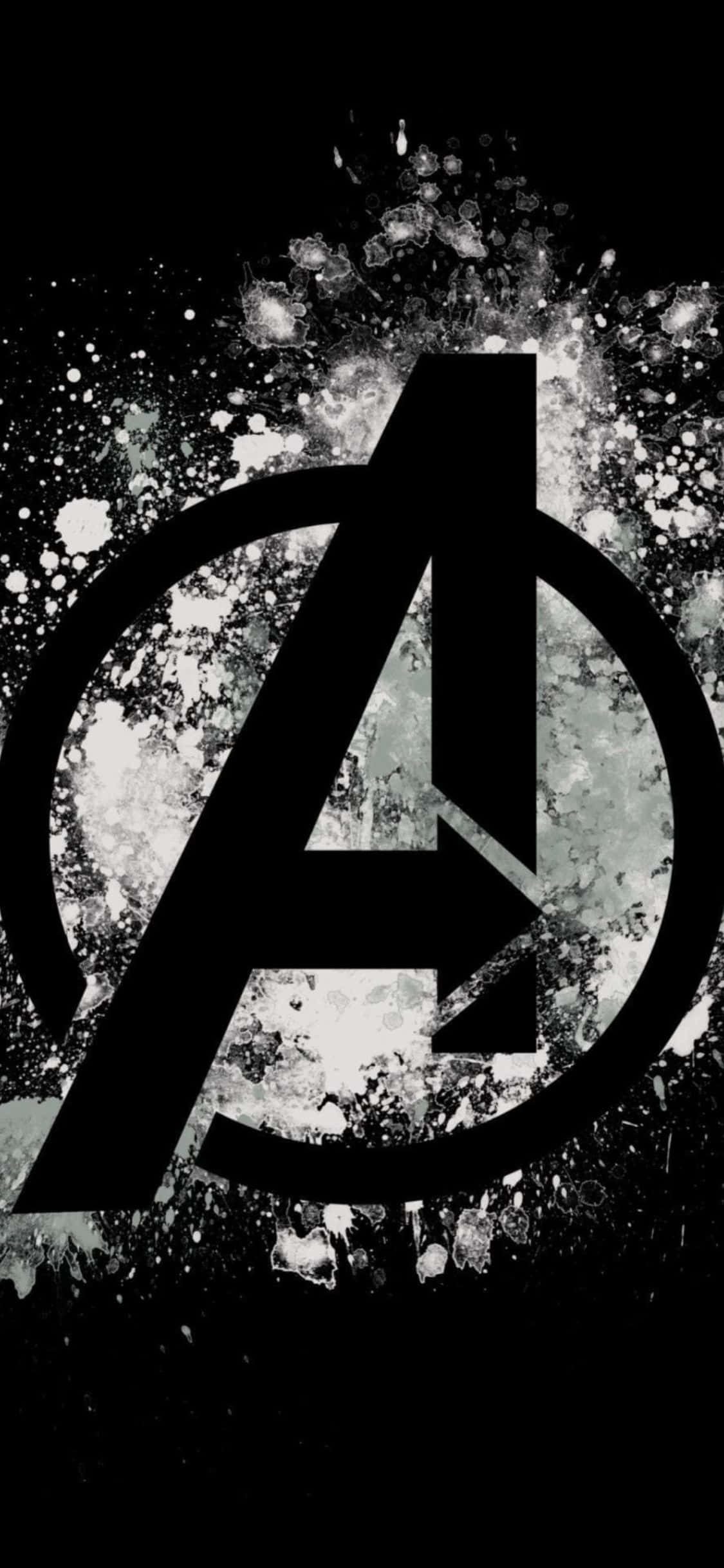 Nền iPhone XS Logo Avengers Trừu Tượng Hình nền