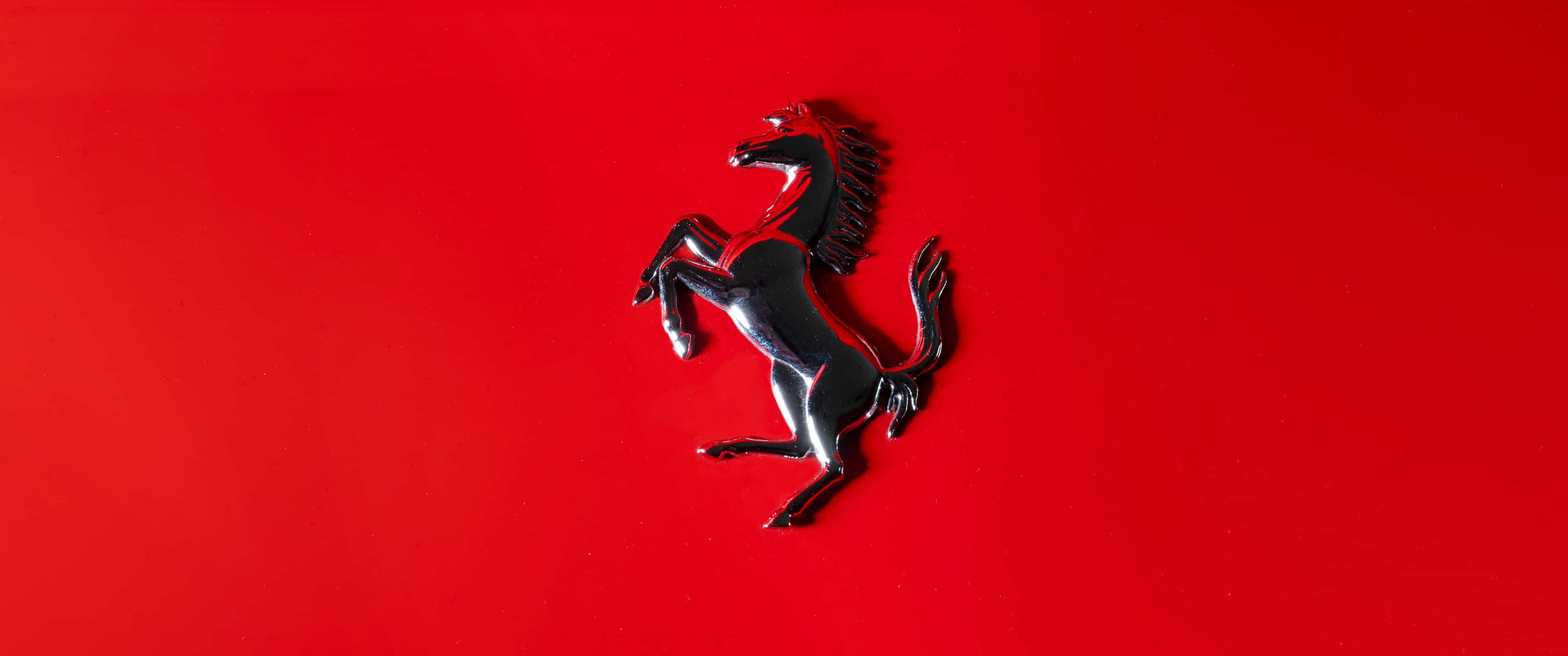 Nền Logo Thương Hiệu Xe Ferrari Bắt Mắt Hình nền