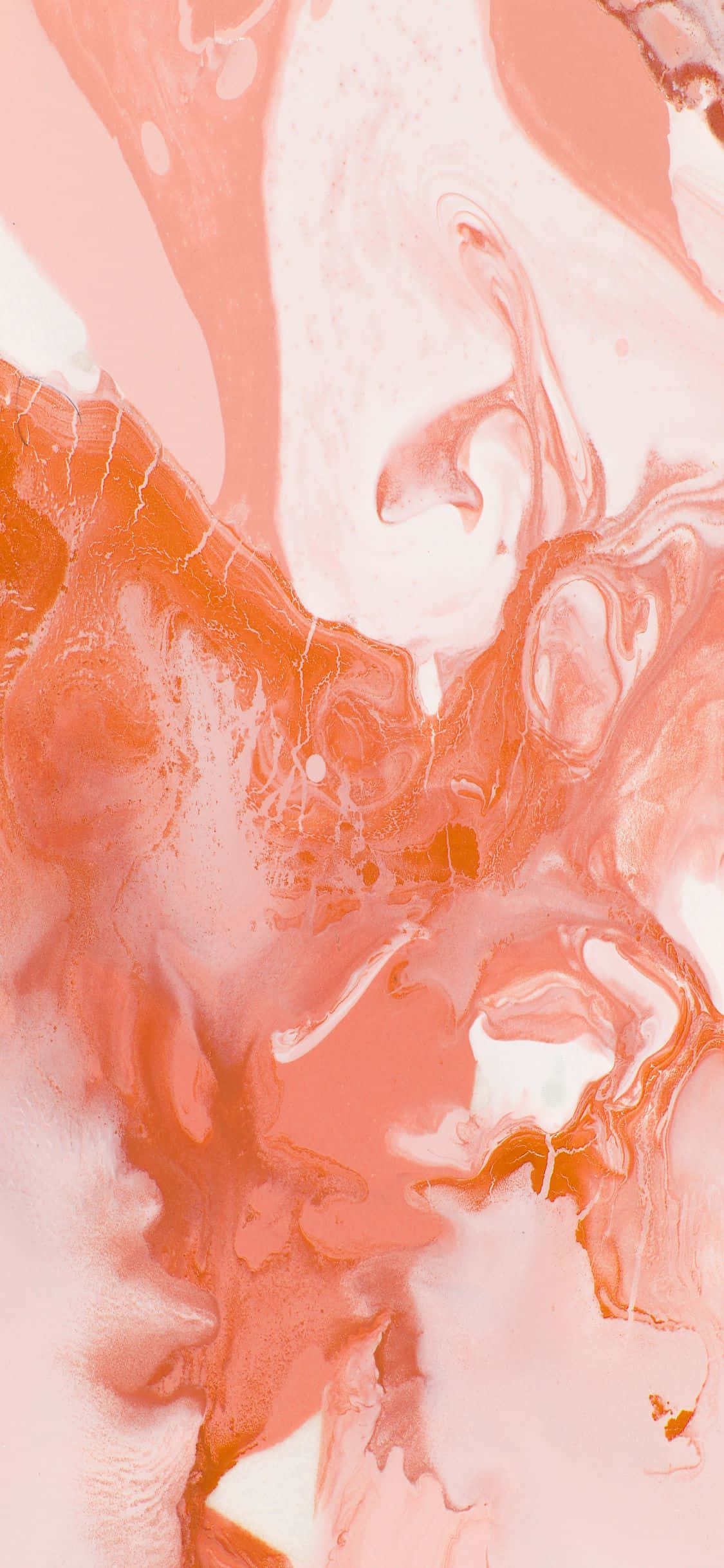 Nền Marble Màu Cam Đào Cho iPhone X Hình nền