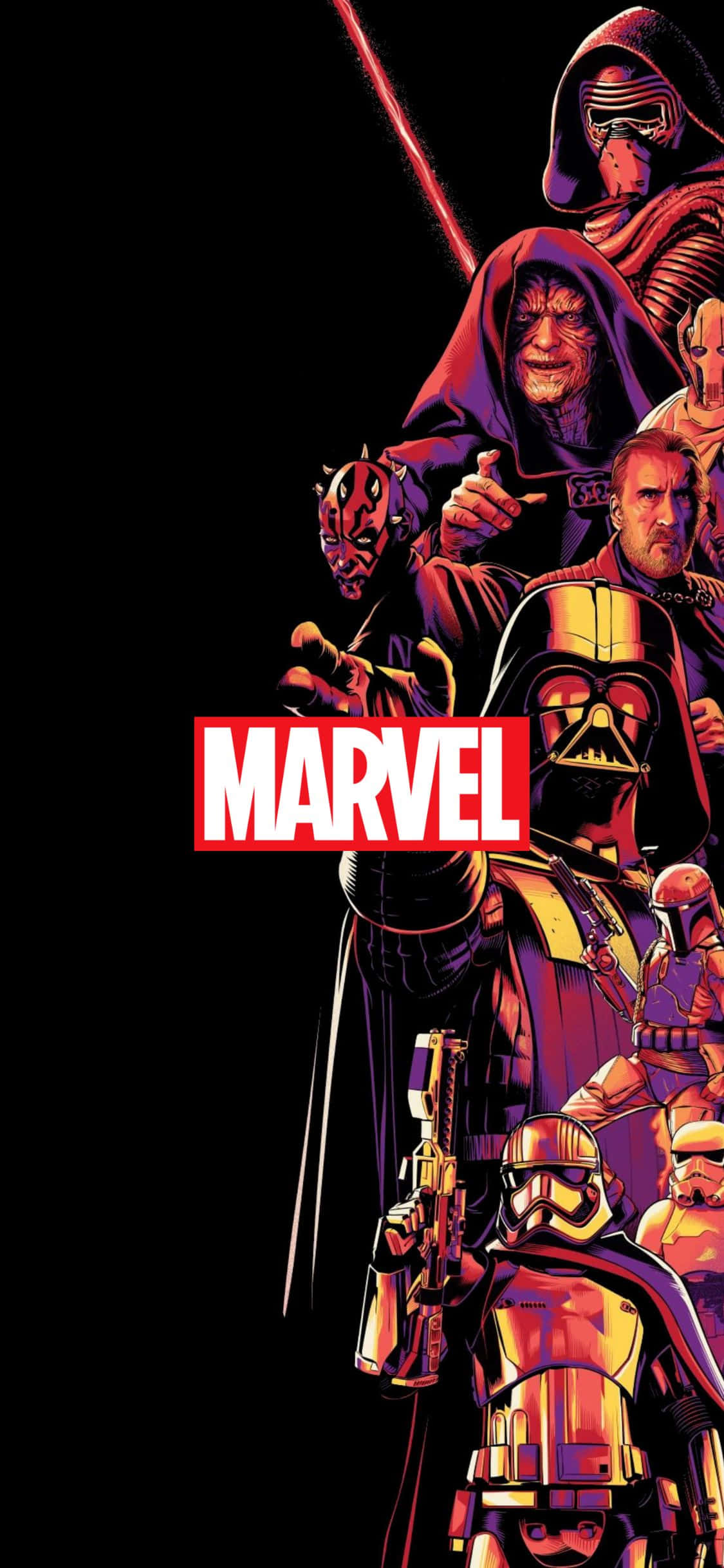 Nền Marvel nhân vật Star Wars cho iPhone XS Hình nền
