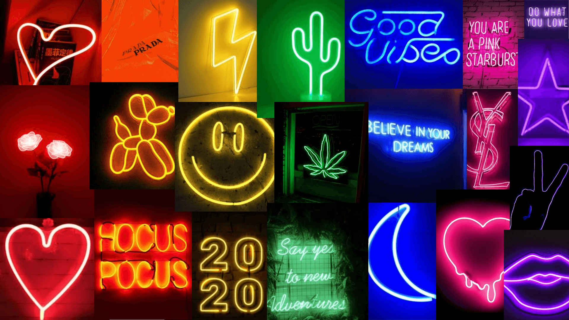 Nền Neon Rực Rỡ: Hình nền