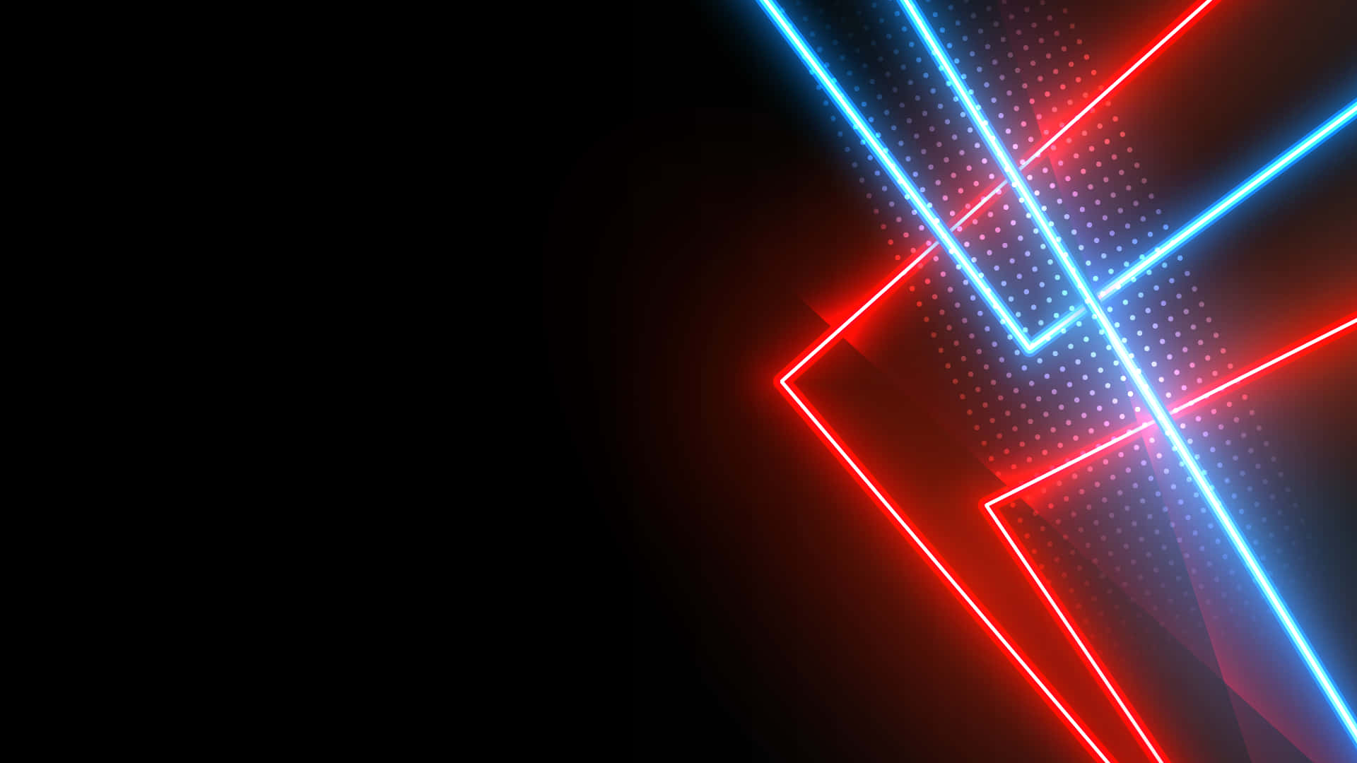 Nền Neon Xanh Đỏ Vạch Kẻ Hình nền