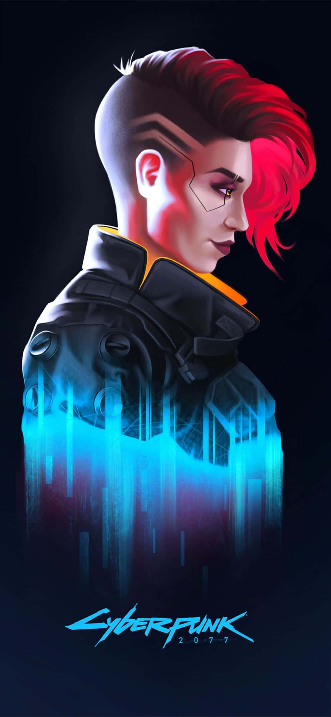 Nền Nghệ Thuật Valerie Cyberpunk 2077 Cho iPhone XS Max Hình nền
