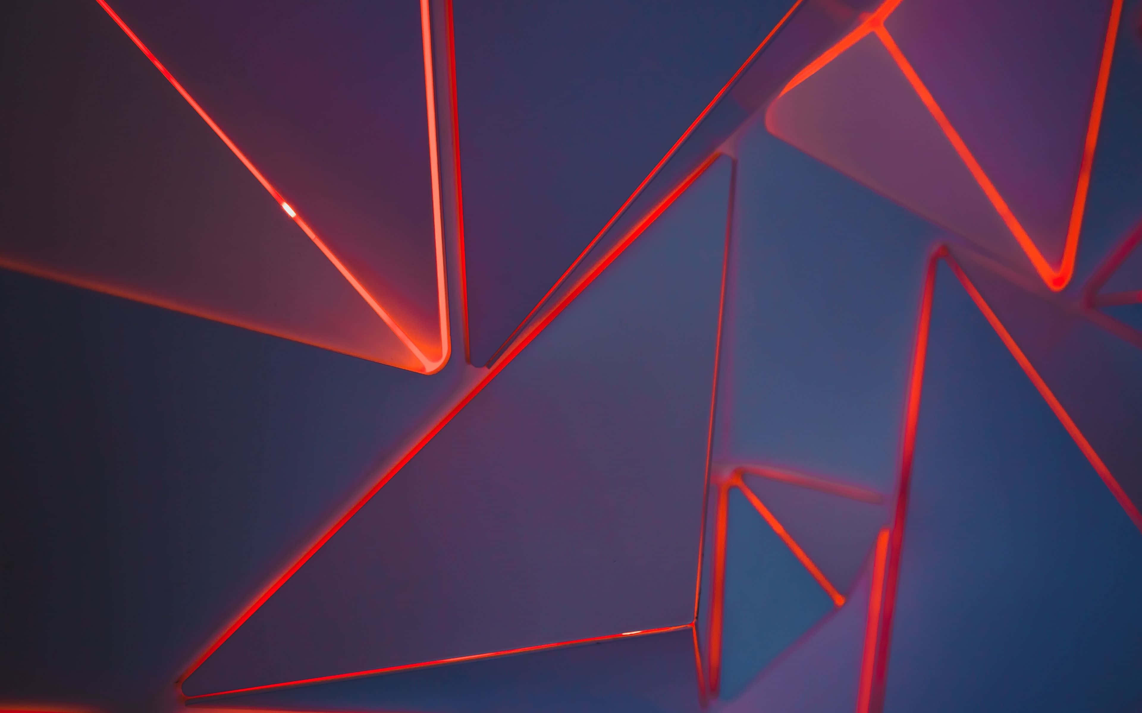 Nền Đỏ Neon Rực Rỡ Hình nền