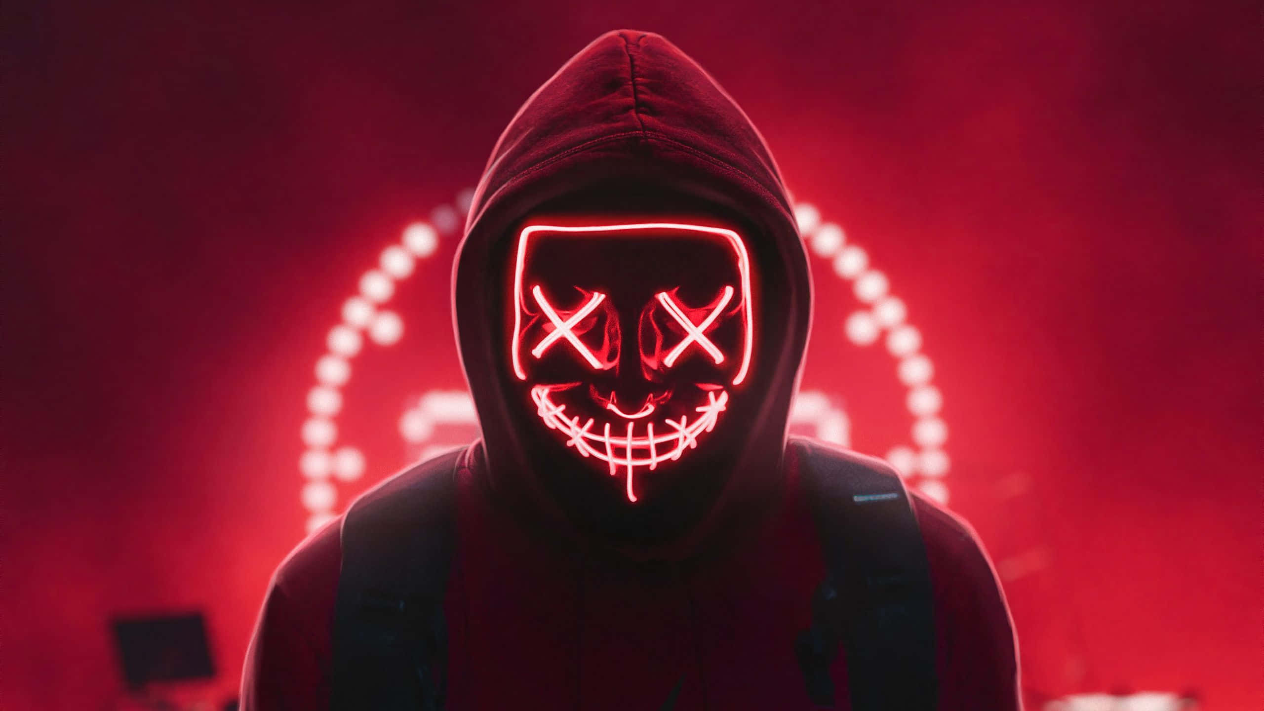 Nền Đỏ Neon Rực Rỡ Hình nền